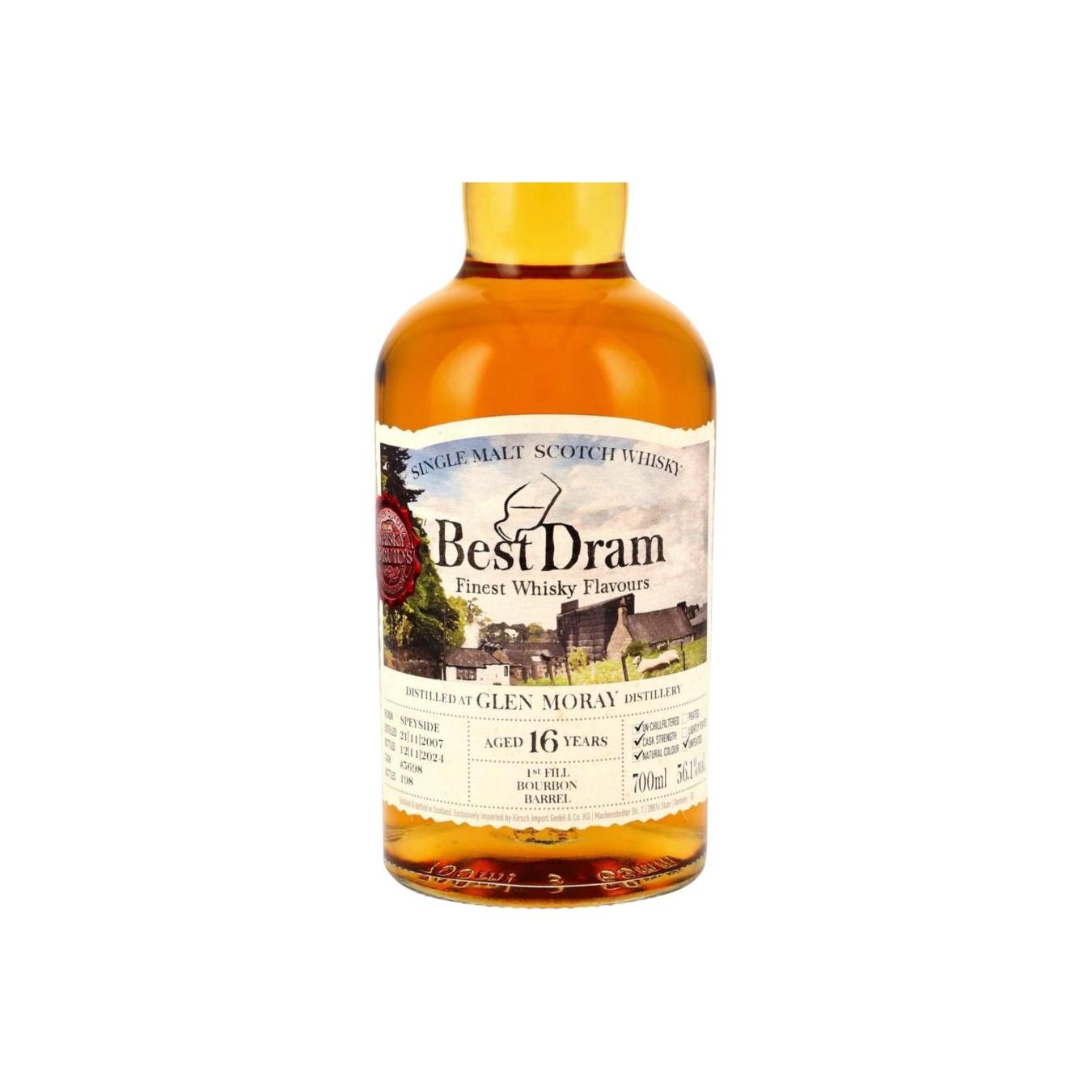 Glen Moray 2007 16 Years Single Malt Whisky