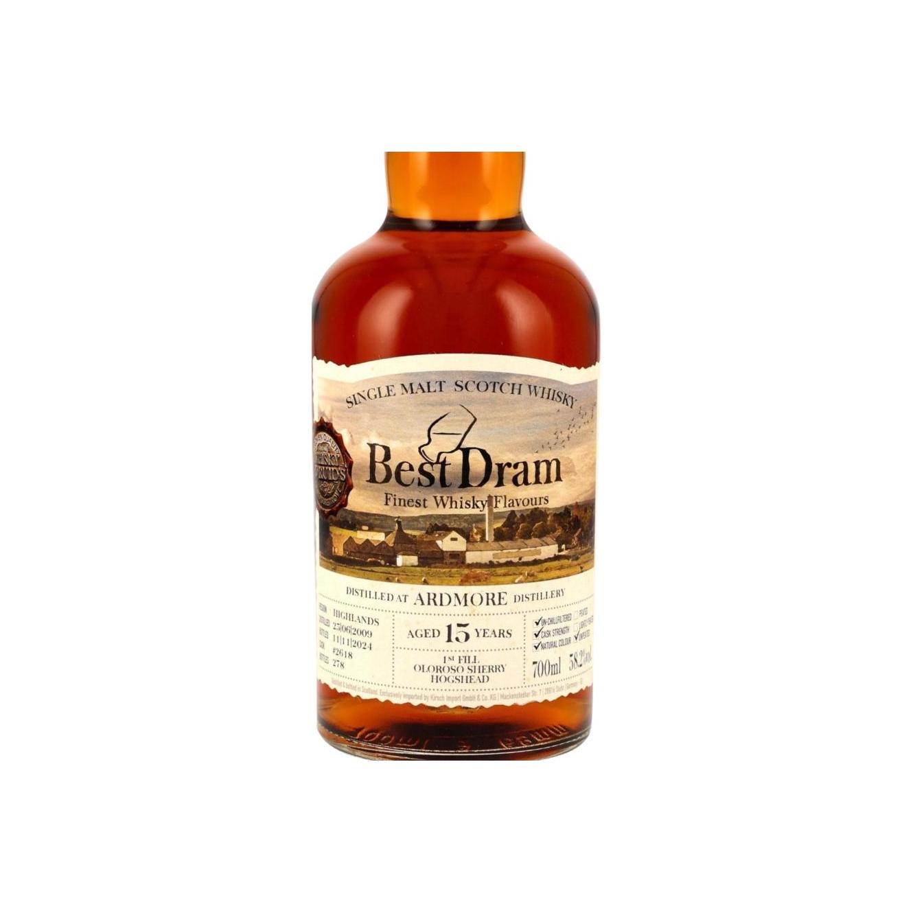 Ardmore 2009 15 Years Single Malt Whisky