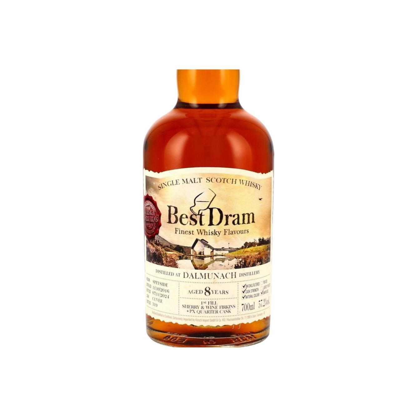 Dalmunach 2016 8 Years Single Malt Whisky