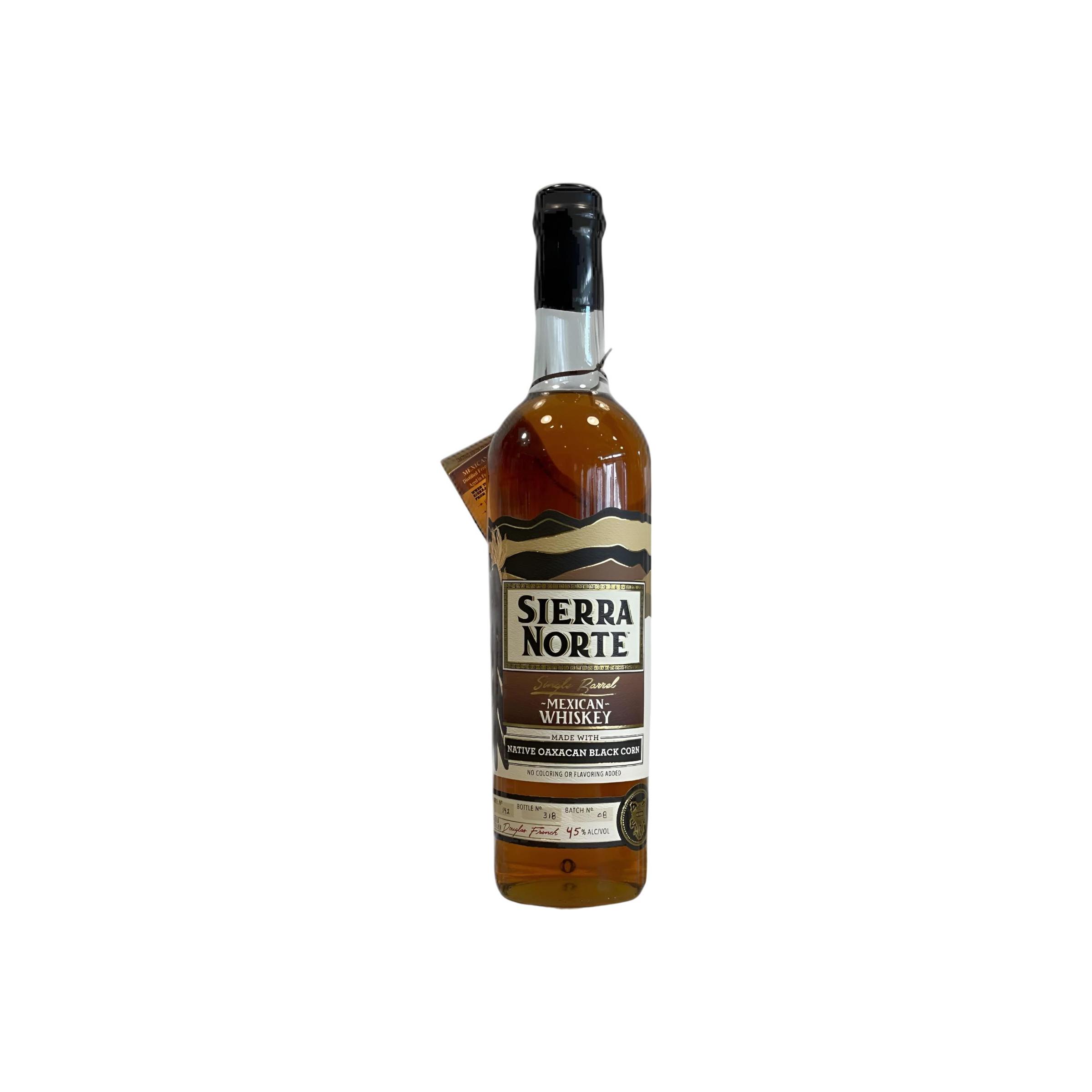Sierra Norte Single Barrel Mexican Whiskey