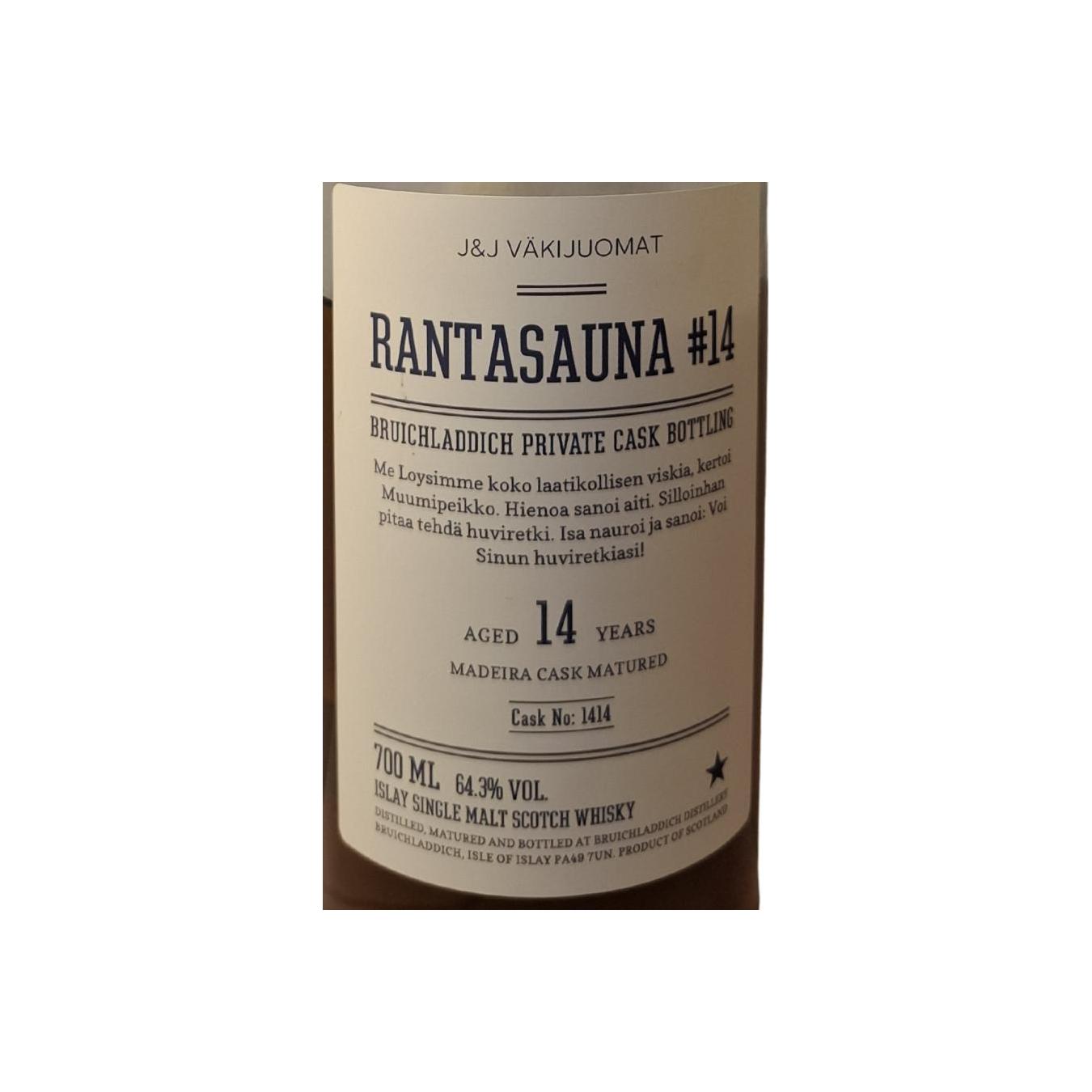 Bruichladdich 14 Years Single Malt Whisky