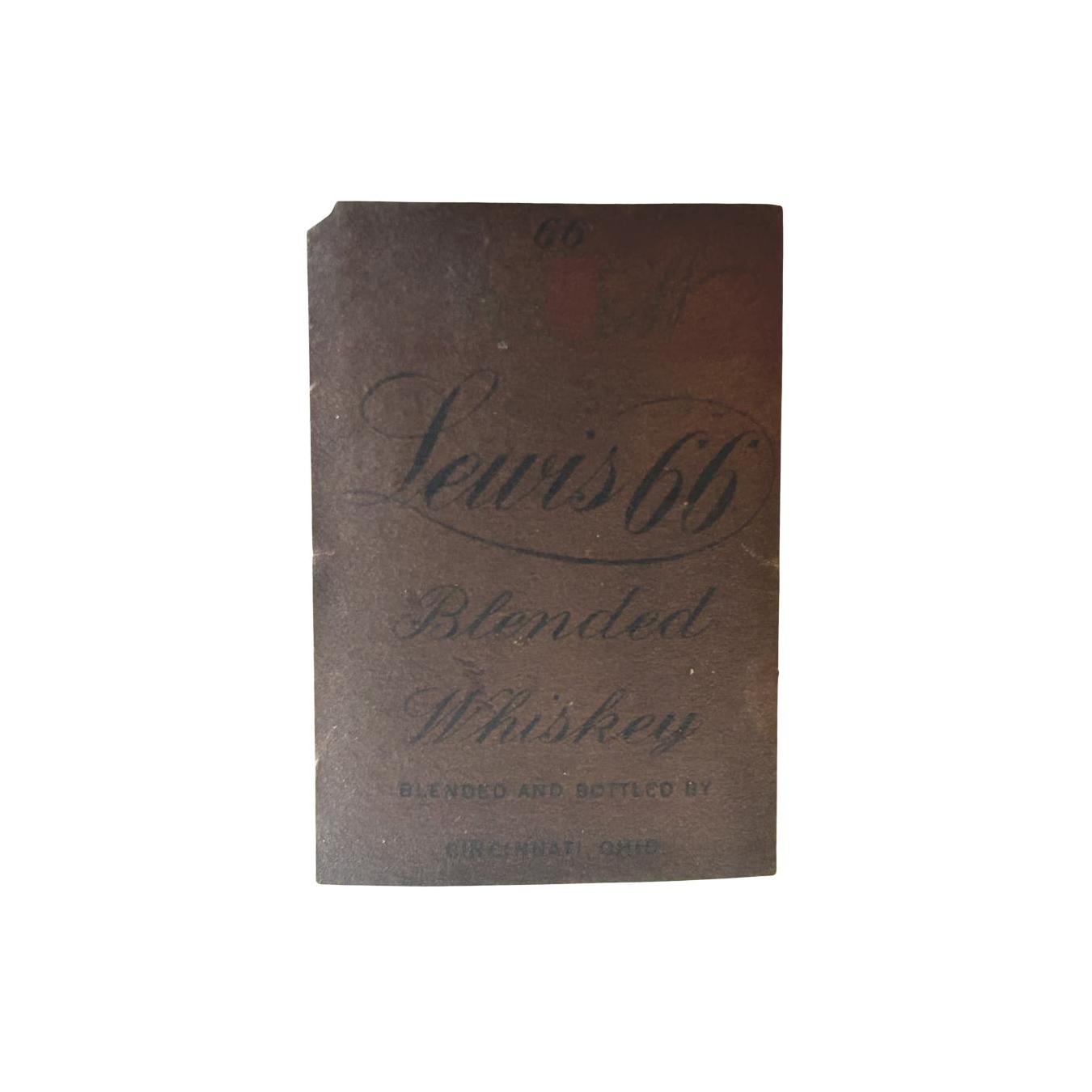 Hiram Walker Lewis 66 3