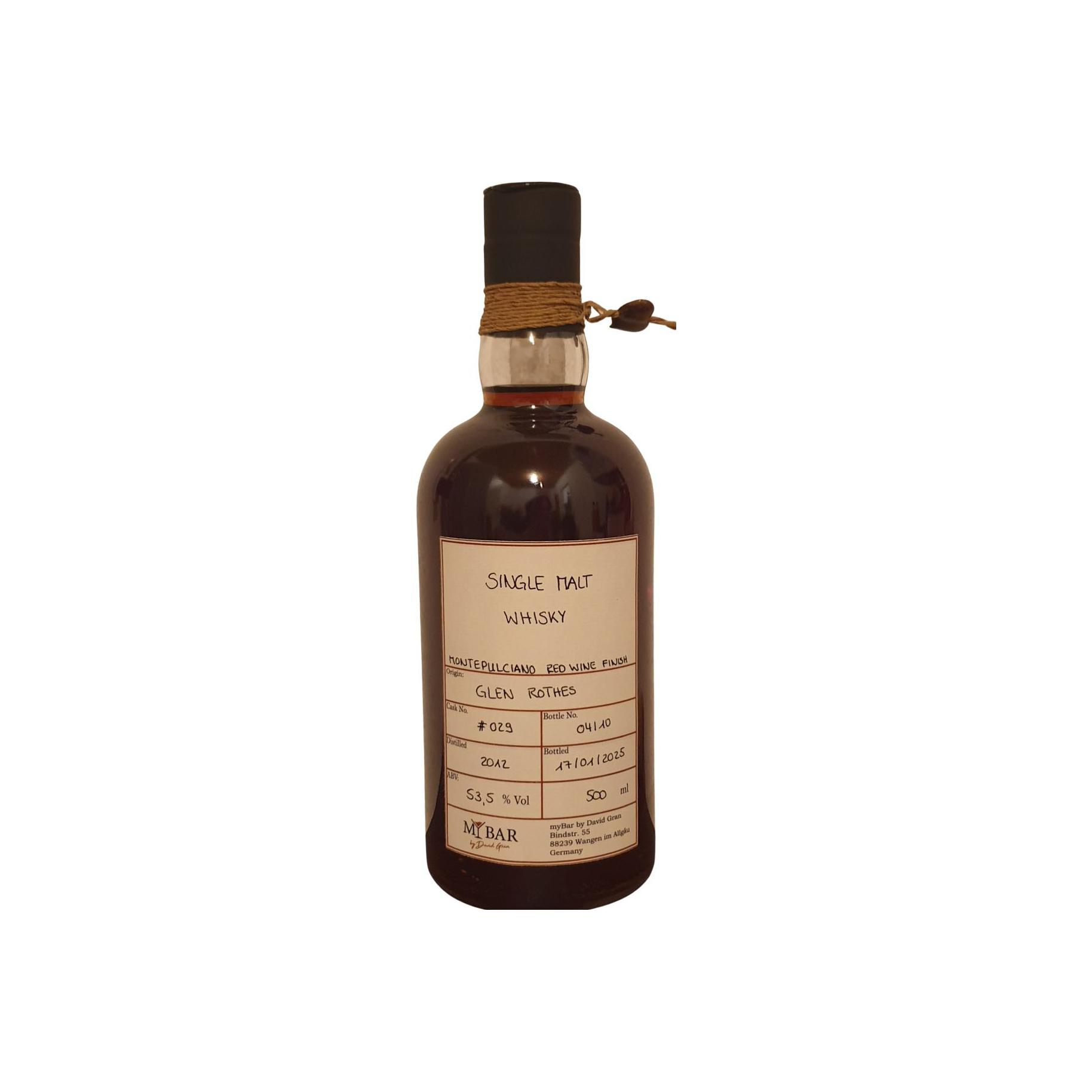 Glenrothes 2012 myBar