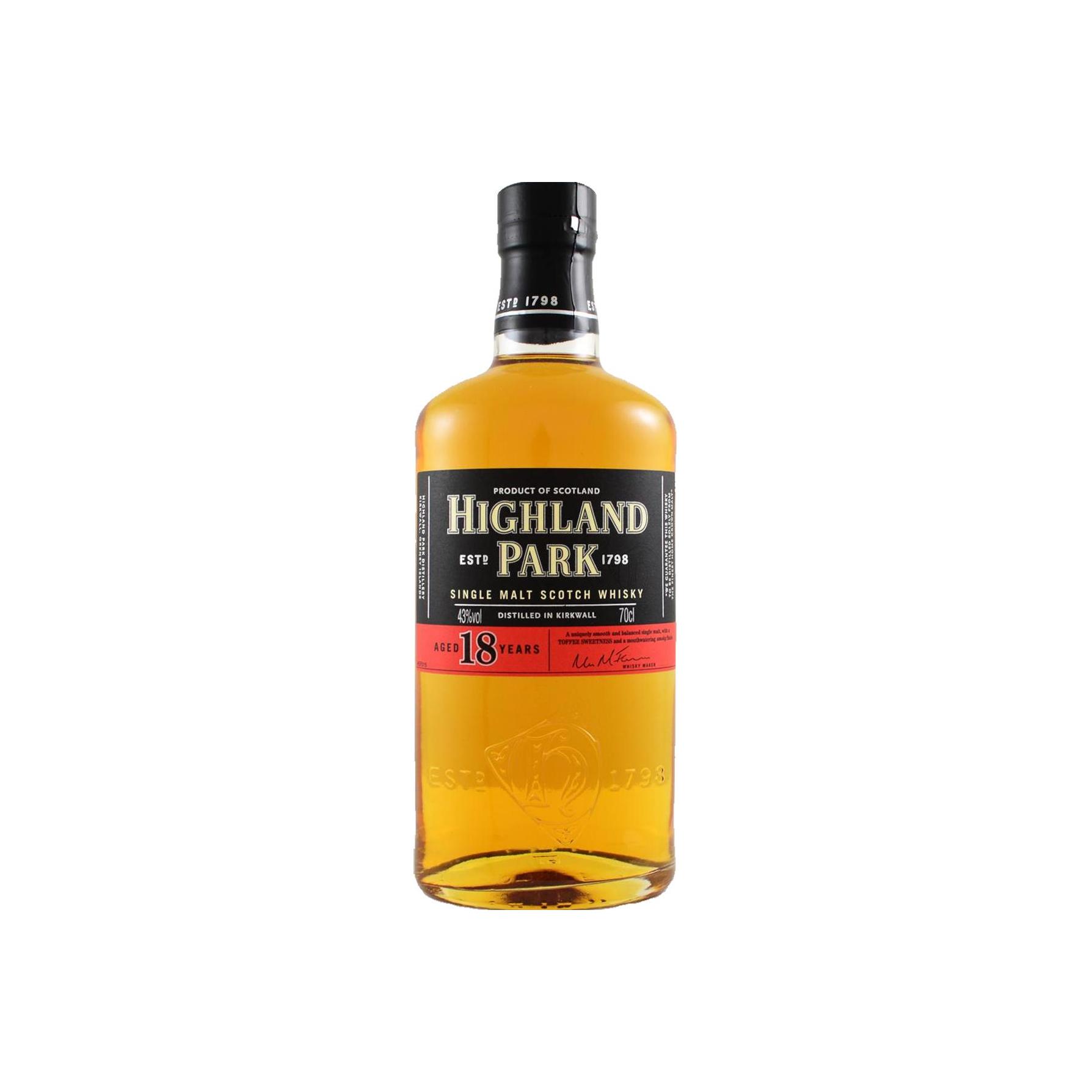 Highland Park 18 Years Single Malt Whisky