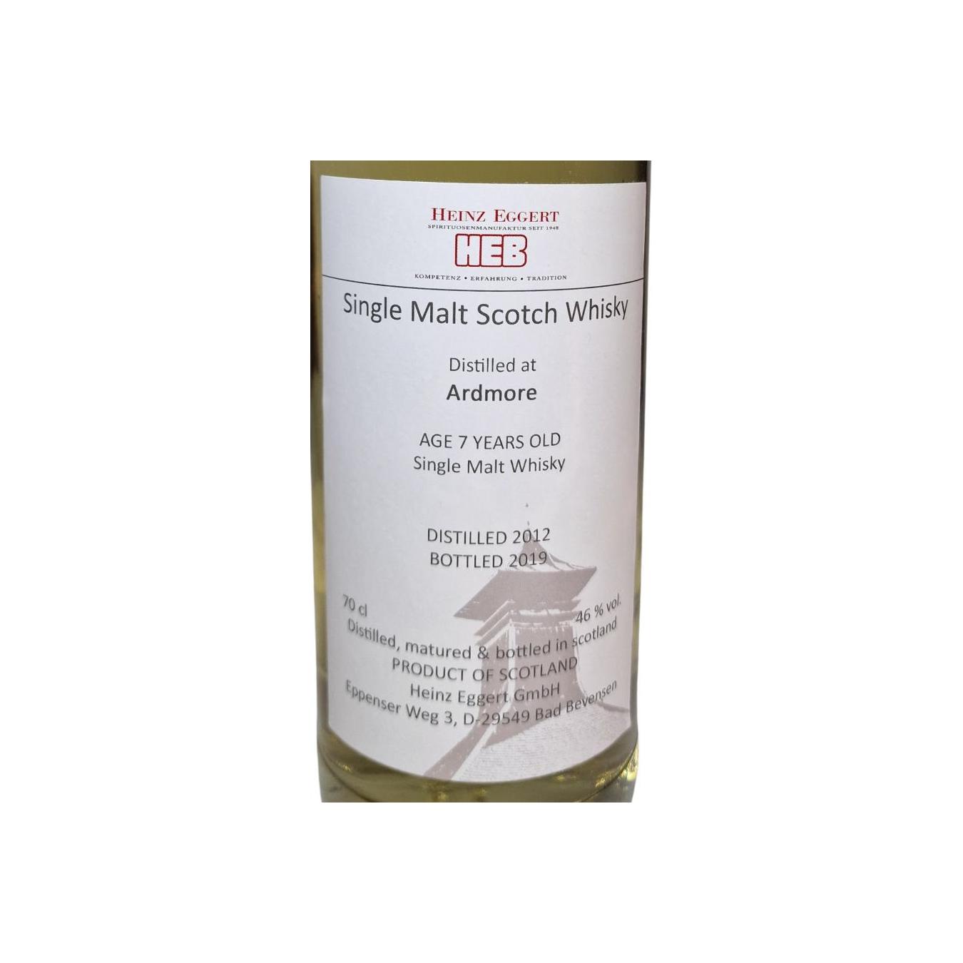 Ardmore 2012 7 Years Single Malt Whisky