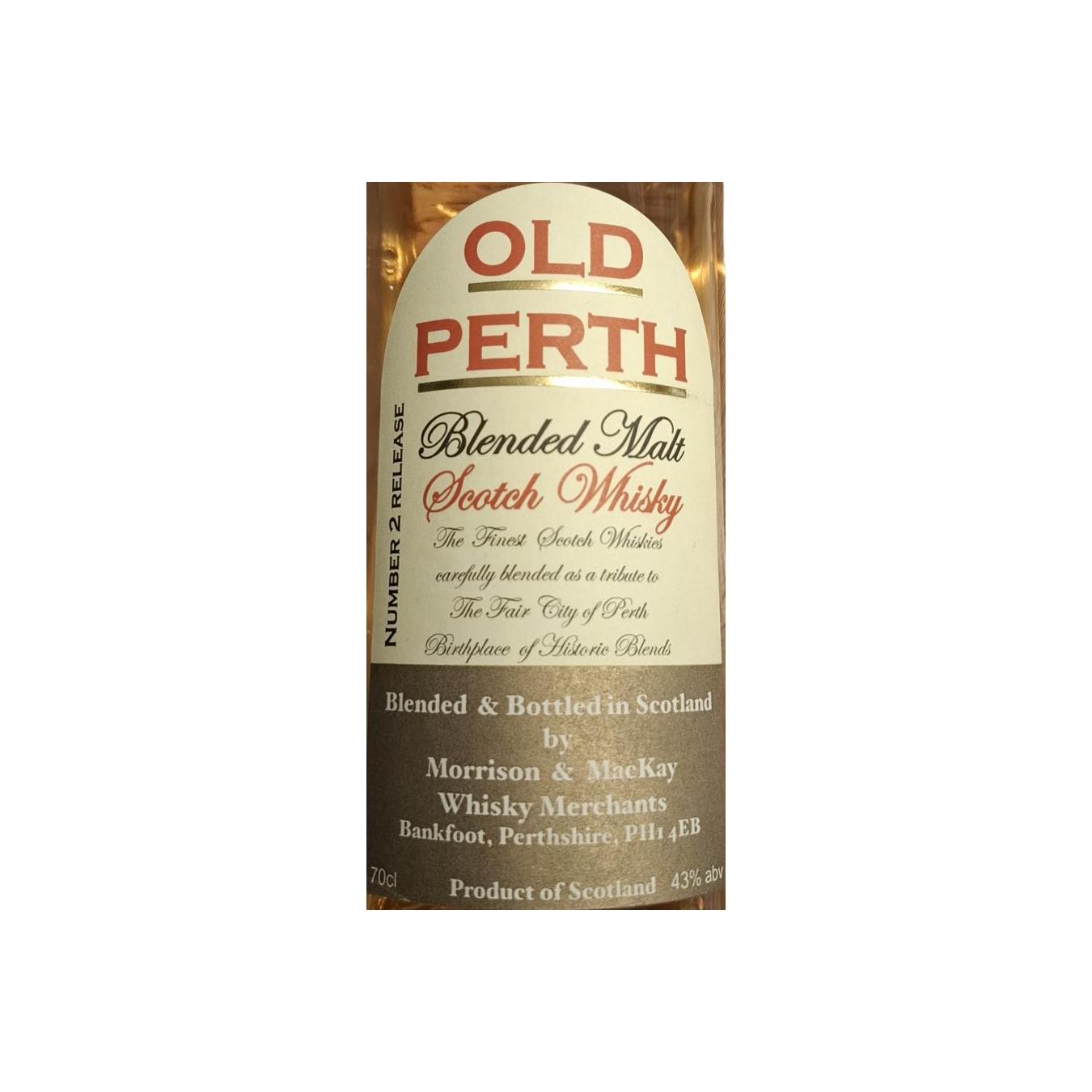 Old Perth Blended Malt Scotch Whisky MMcK