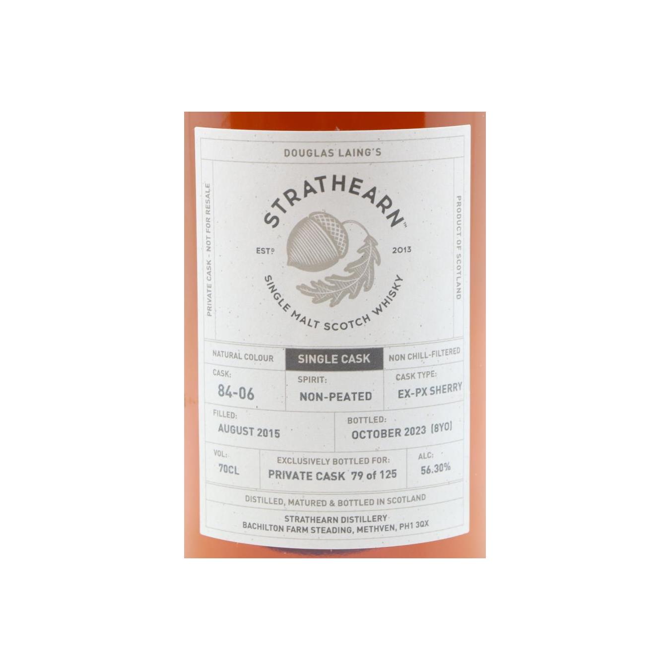 Strathearn Private Cask 2015 8 Years 2