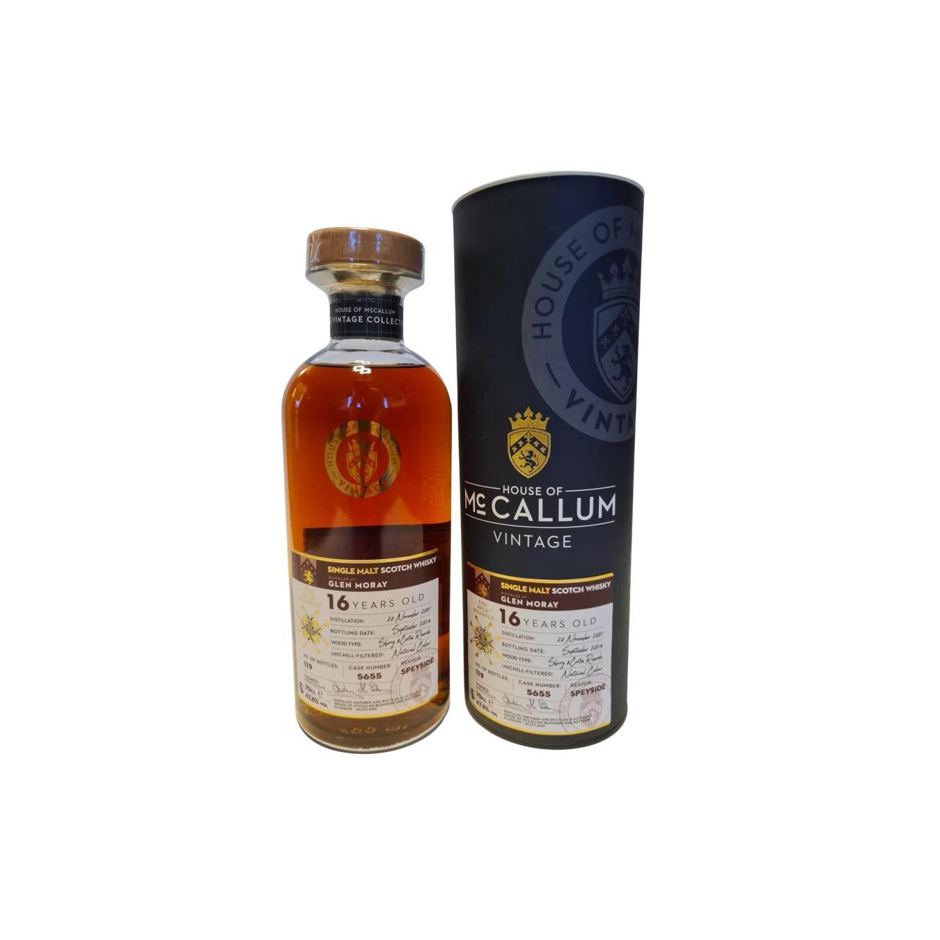 Glen Moray 2007 16 Years Single Malt Whisky 3