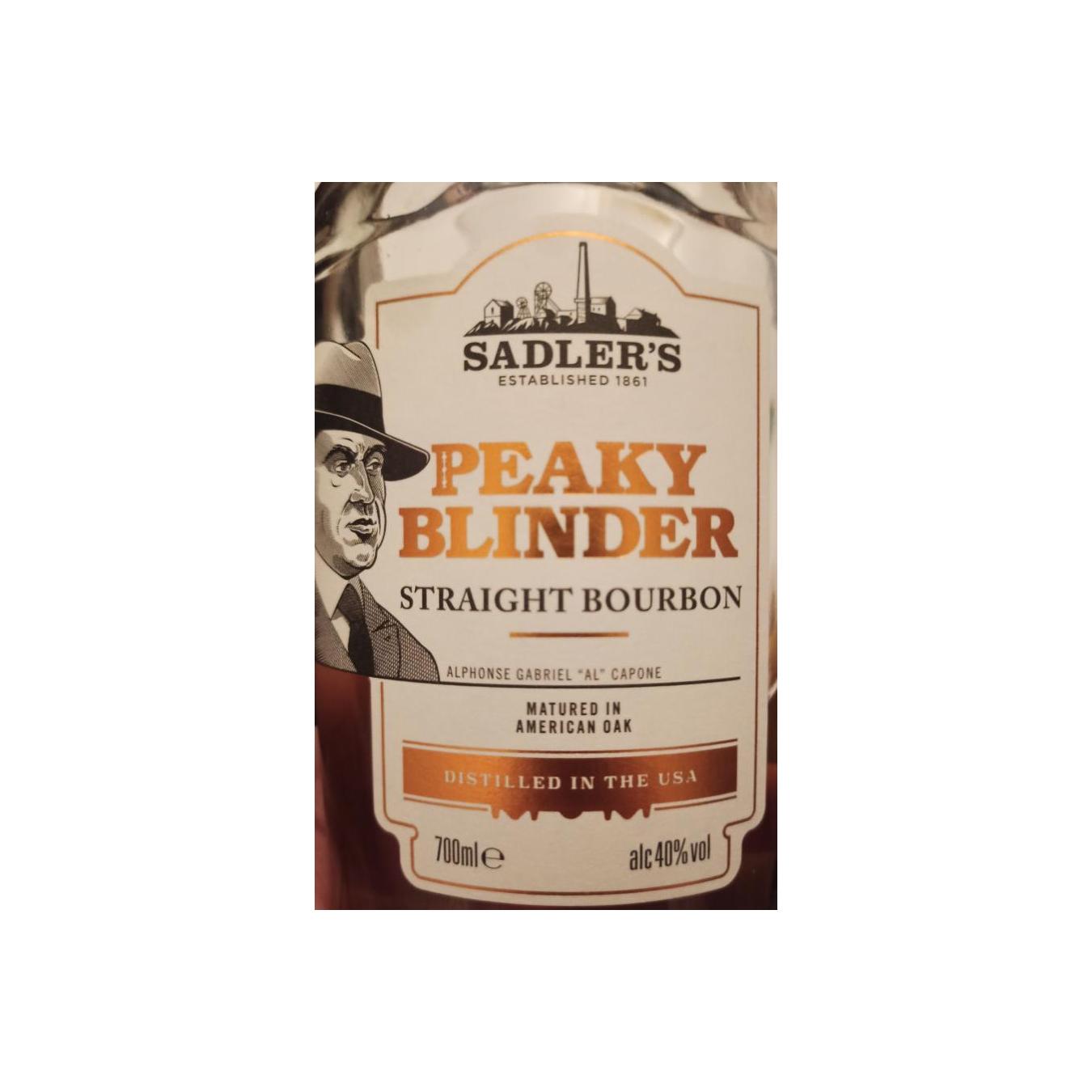 Peaky Blinder Straight Bourbon Sad