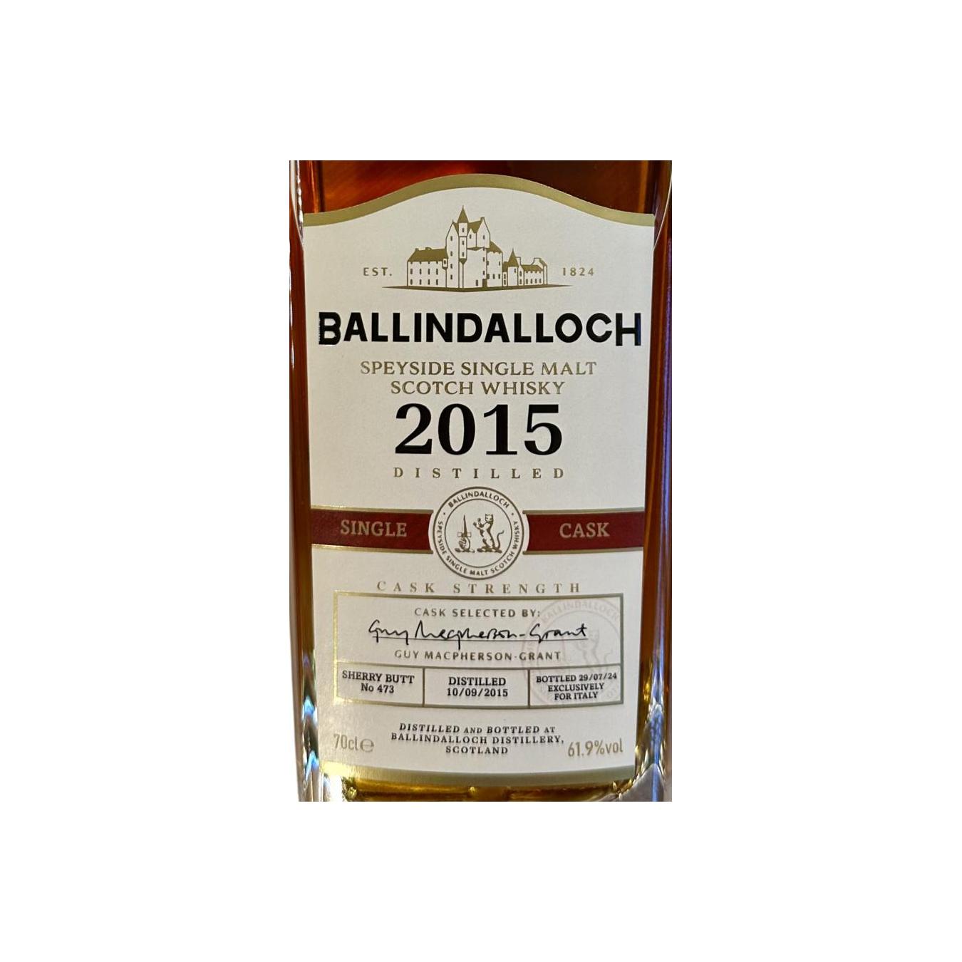Ballindalloch Single Cask 2015 Single Malt Whisky 2