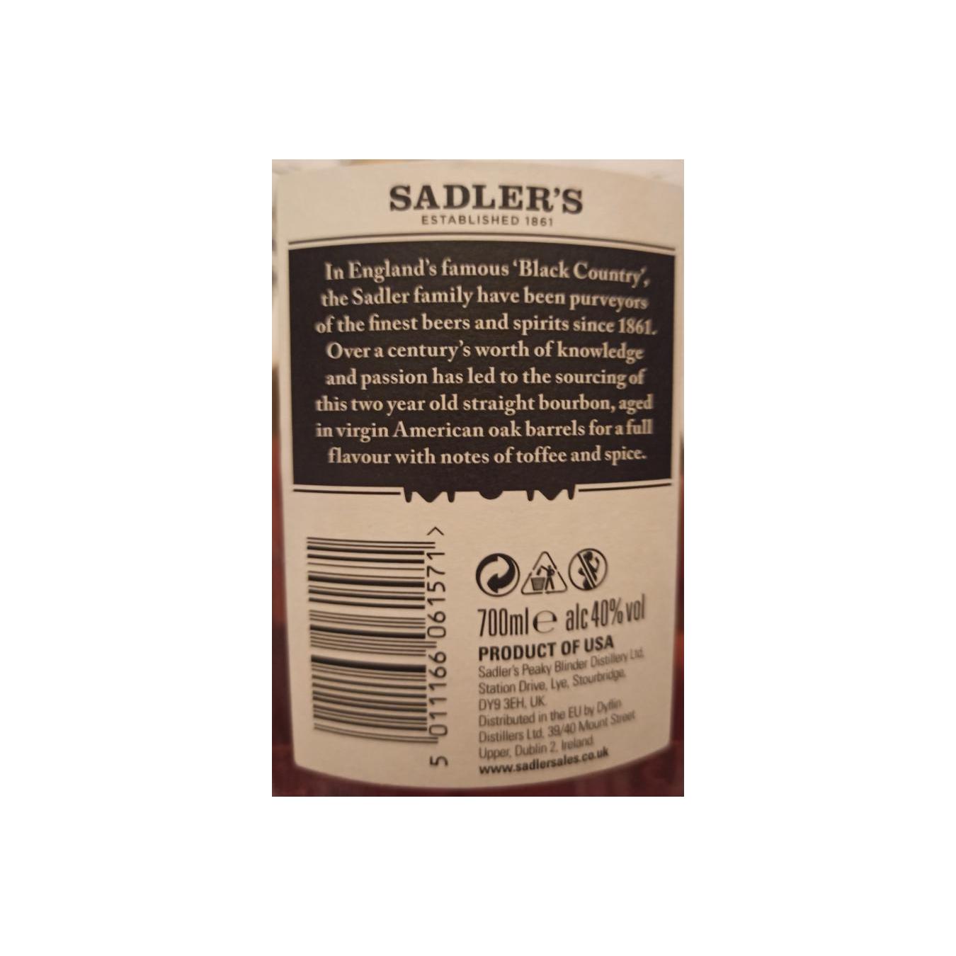 Peaky Blinder Straight Bourbon Sad 2
