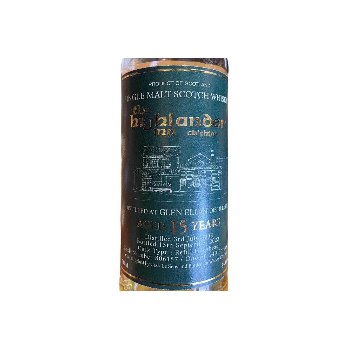 Glen Elgin 2008 15 Years Single Malt Whisky 2