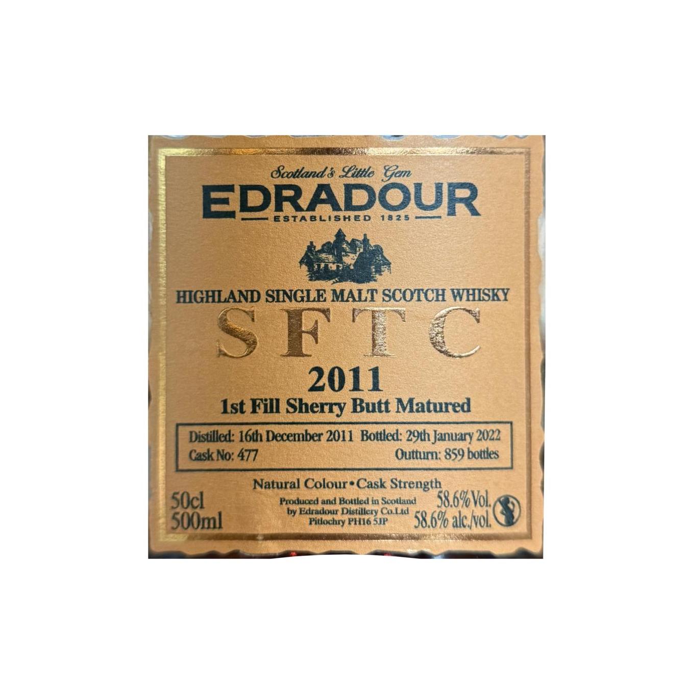 Edradour 2011 10 Years Single Malt Whisky