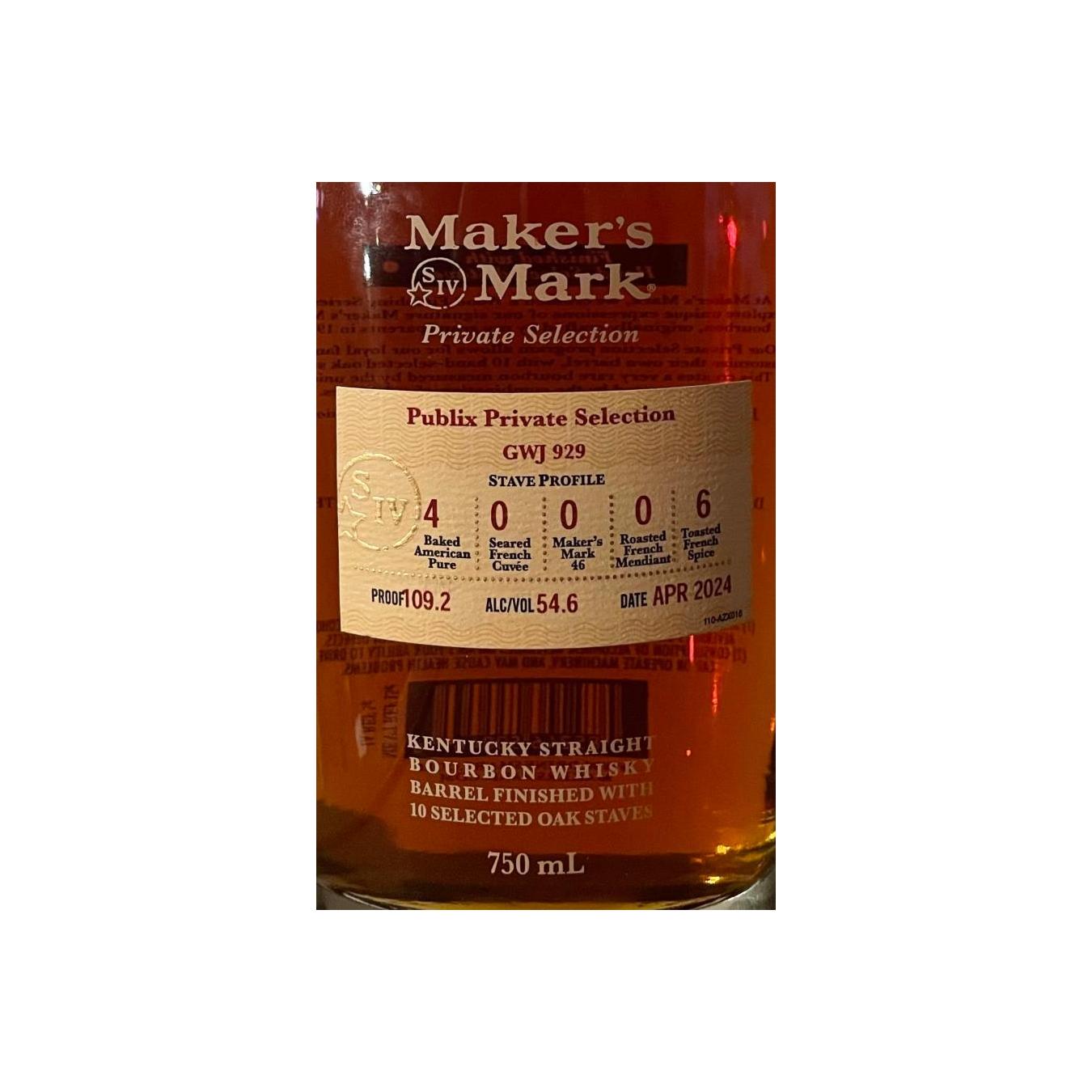 Maker's Mark Bourbon Whisky