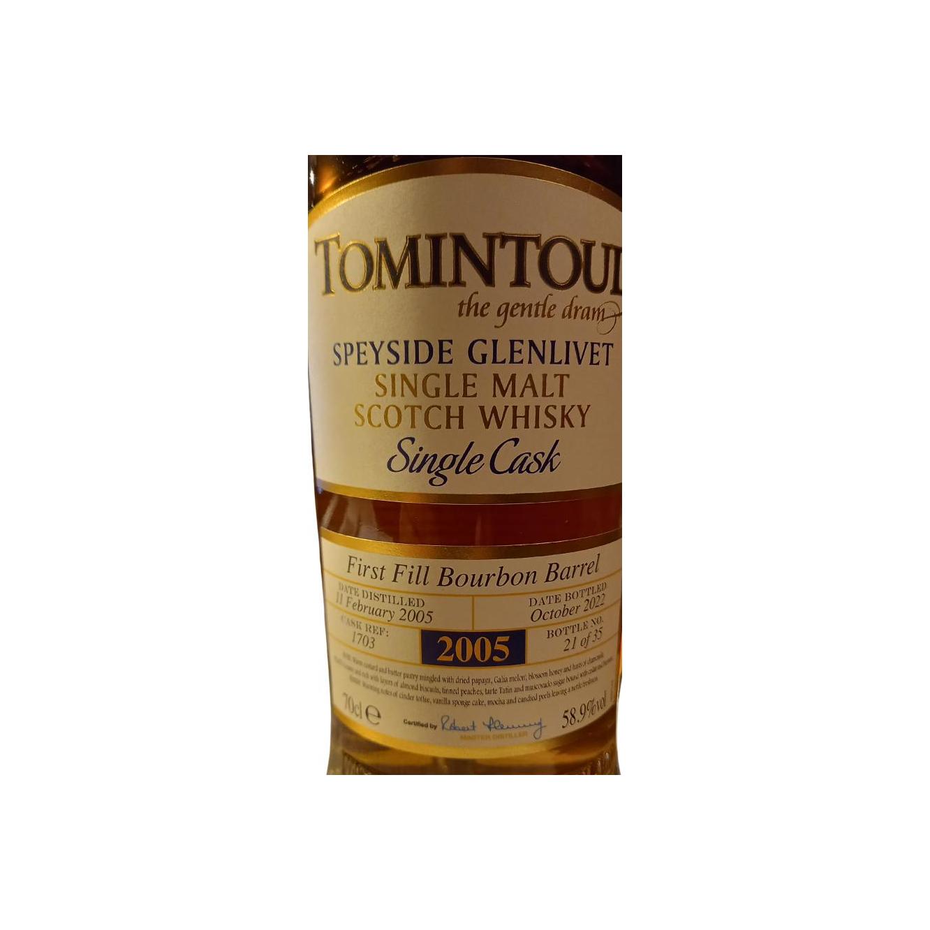 Tomintoul Single Cask 2005 Single Malt Whisky 2