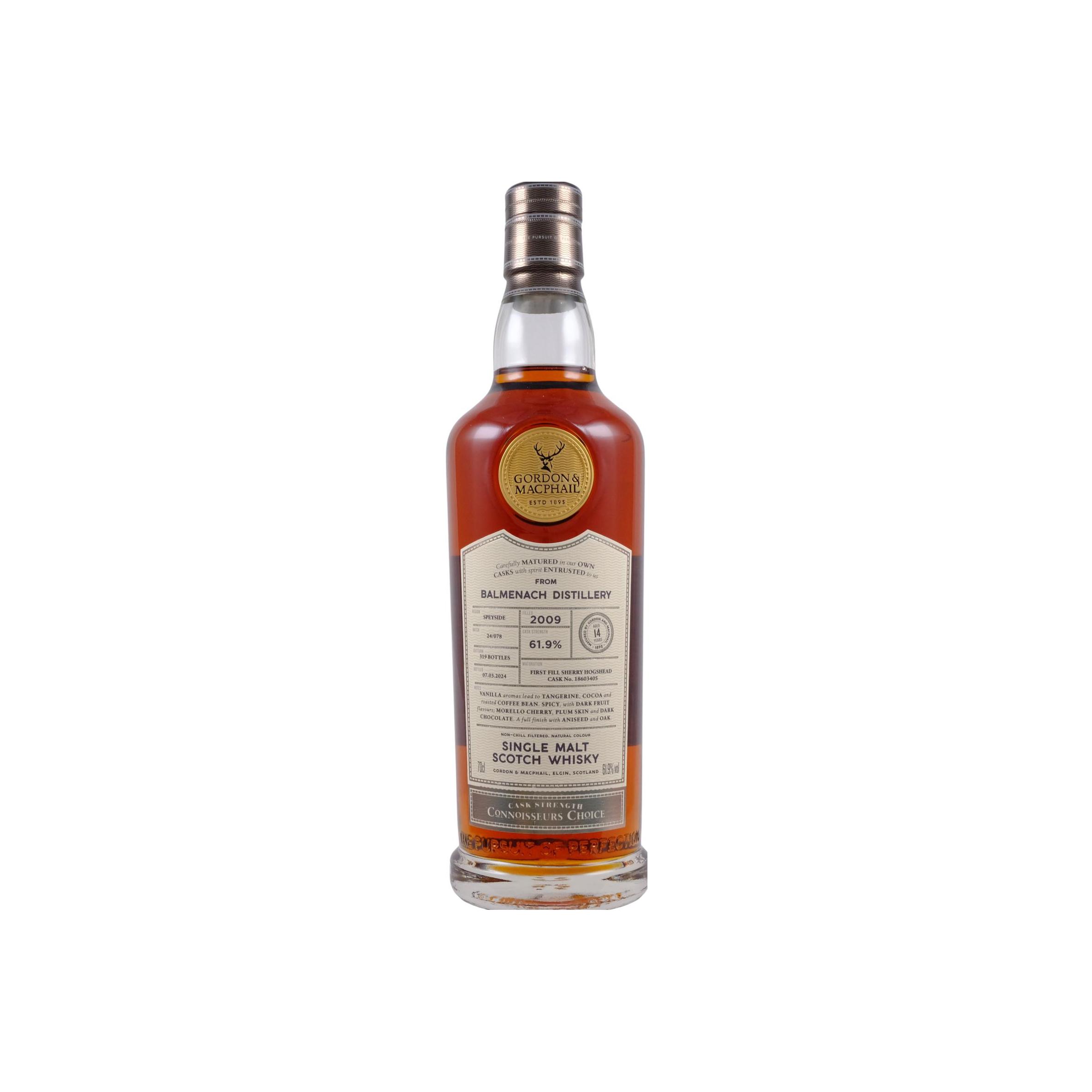 Balmenach Connoisseurs Choice - Cask Strength 2009 14 Years Single Malt Whisky