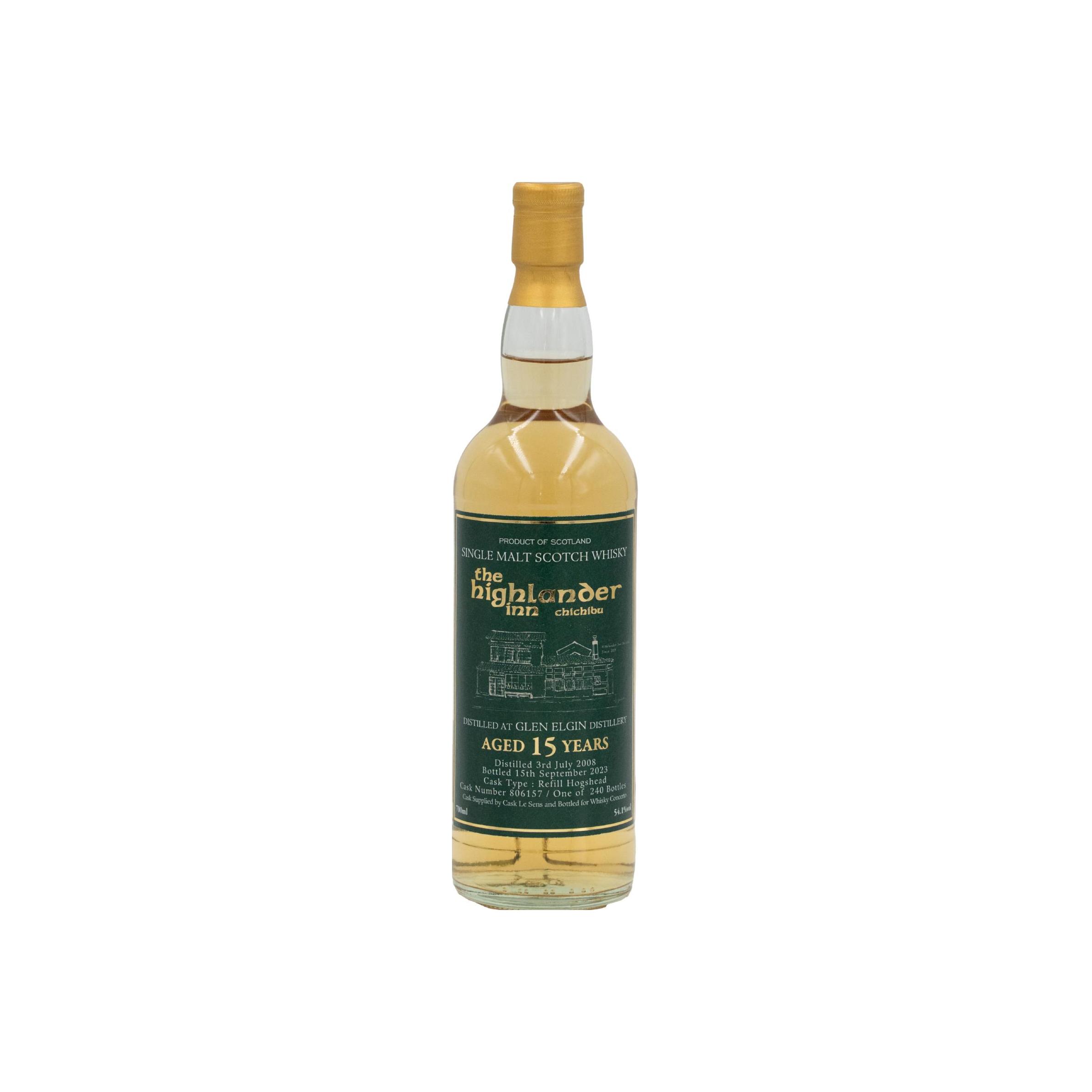 Glen Elgin 2008 15 Years Single Malt Whisky
