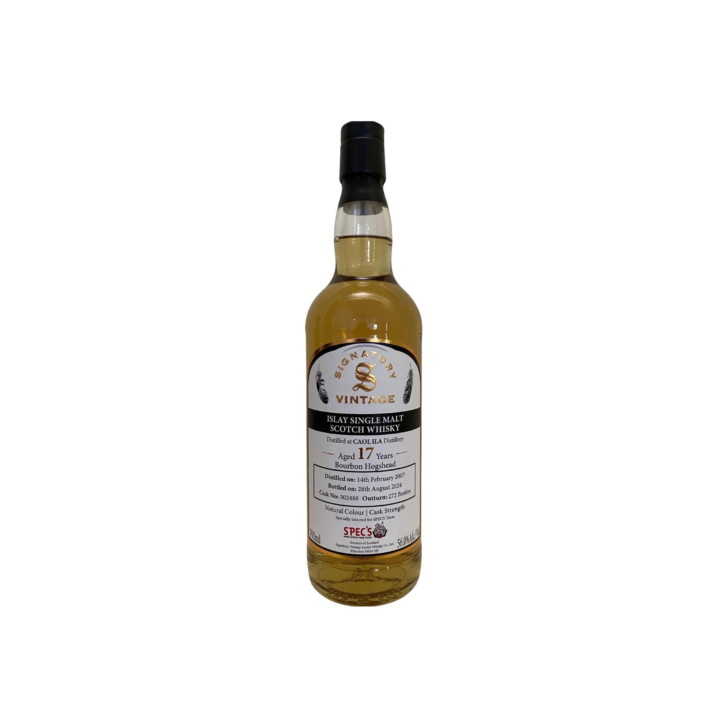 Caol Ila Cask Strength Collection 17 Years Single Malt Whisky
