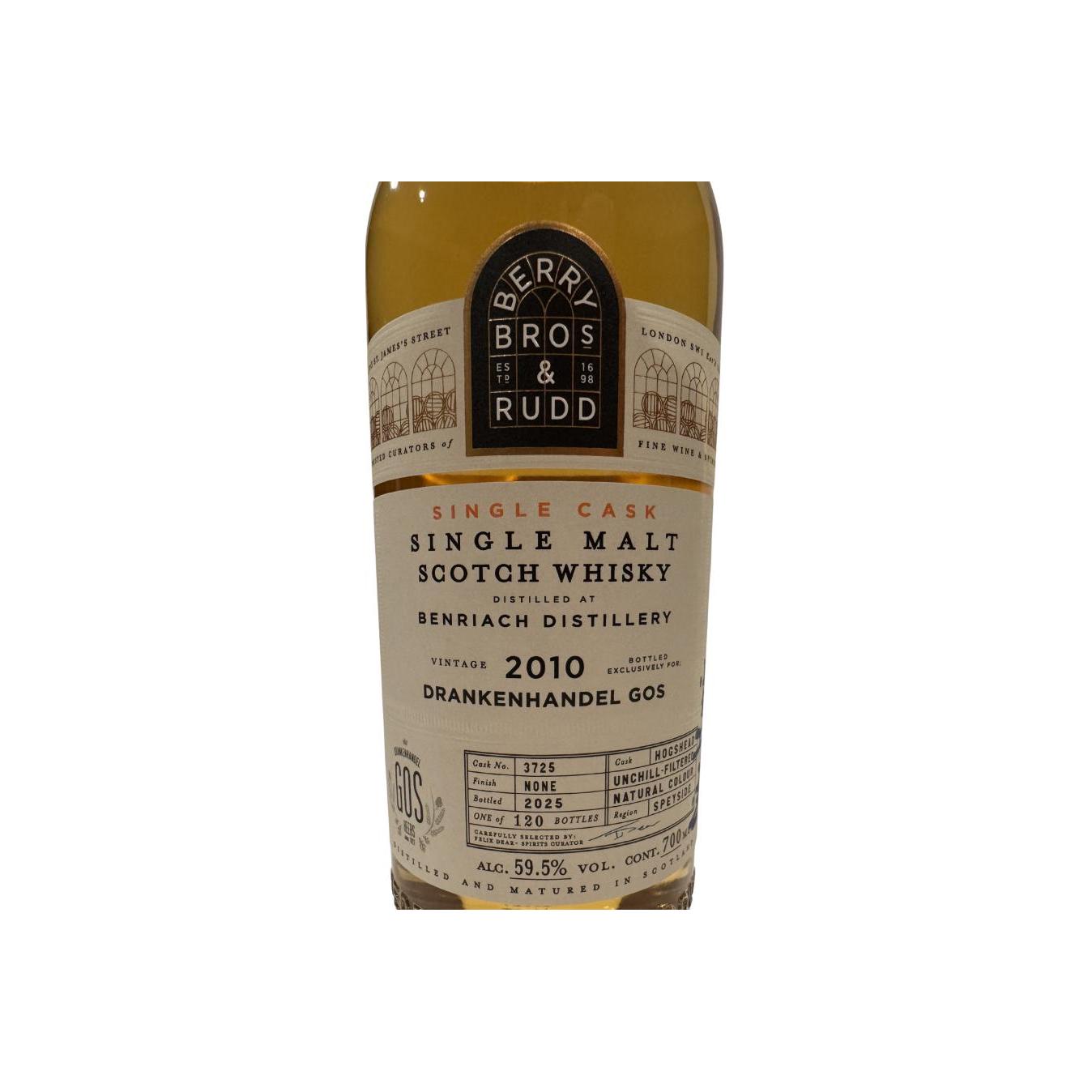 BenRiach Single Cask Single Malt Whisky 2