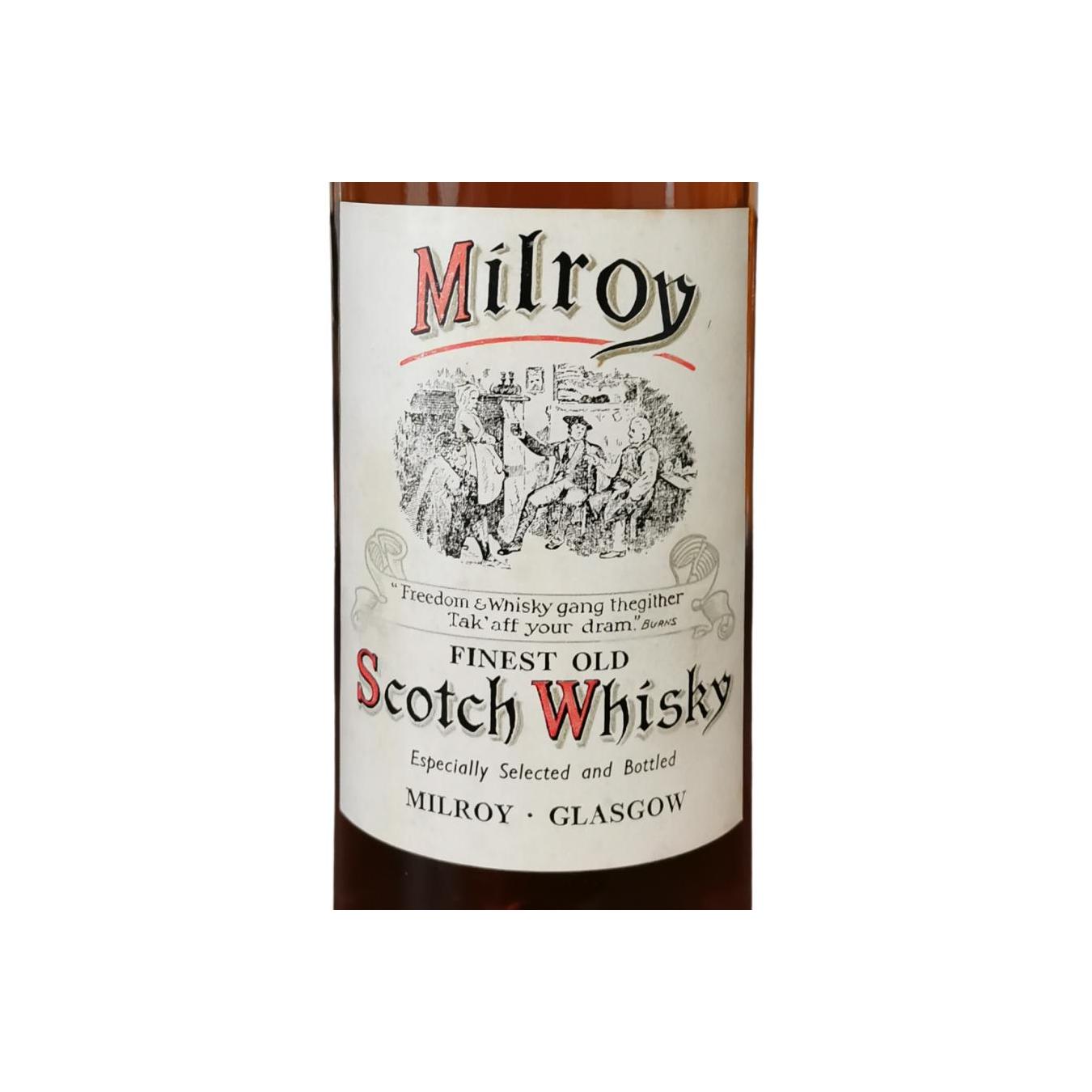 Finest Old Scotch Whisky Milroy UD