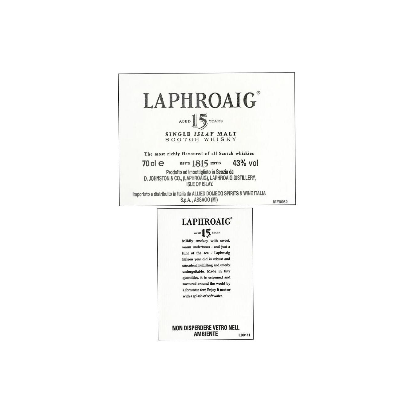 Laphroaig 15-year-old 3