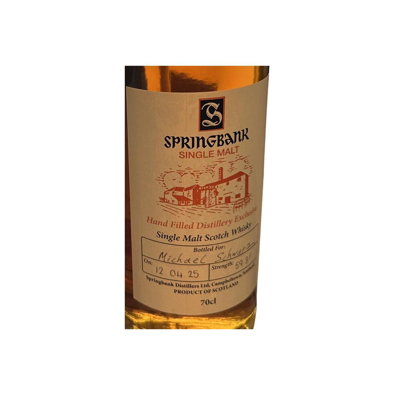 Springbank Hand Filled Distillery Exclusive