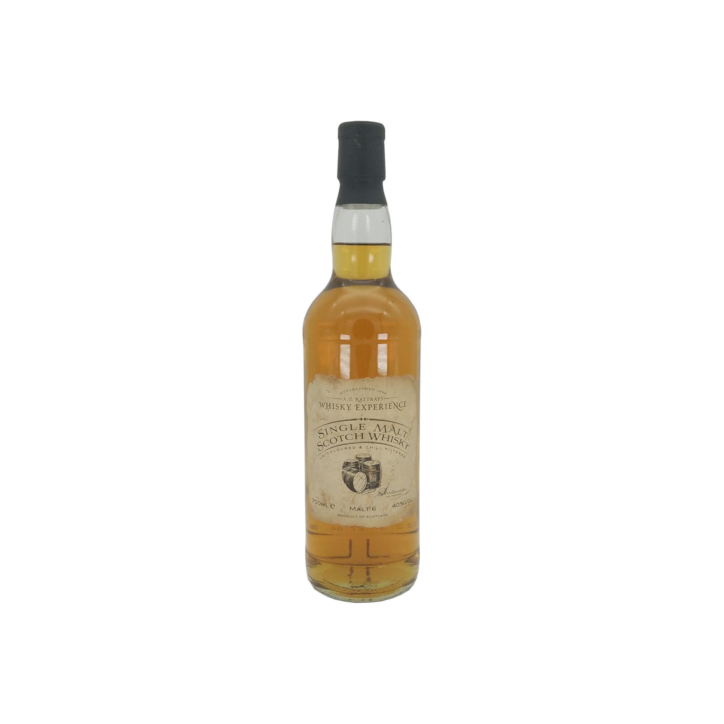 Single Malt Scotch Whisky Malt 6 DR
