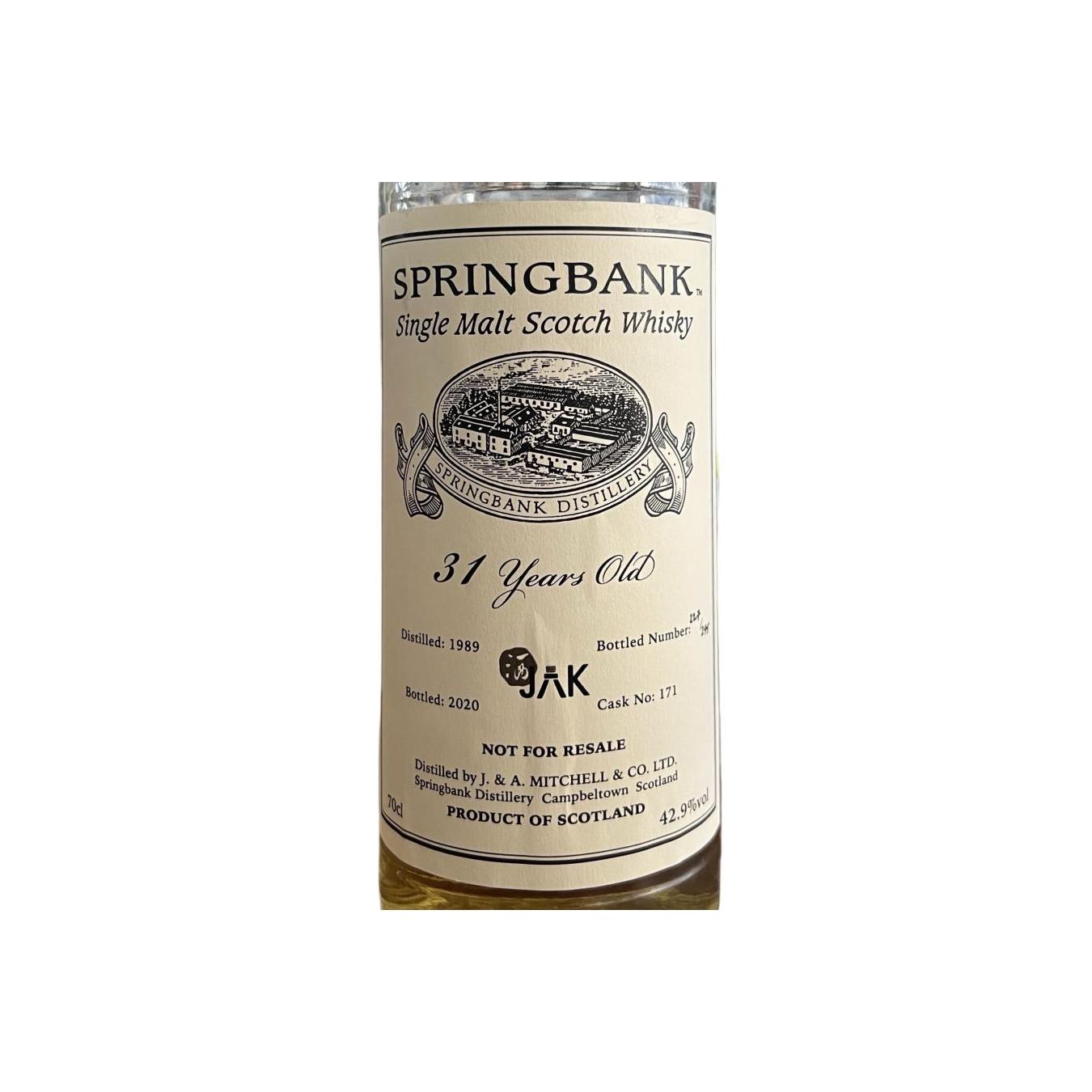 Springbank 1989
