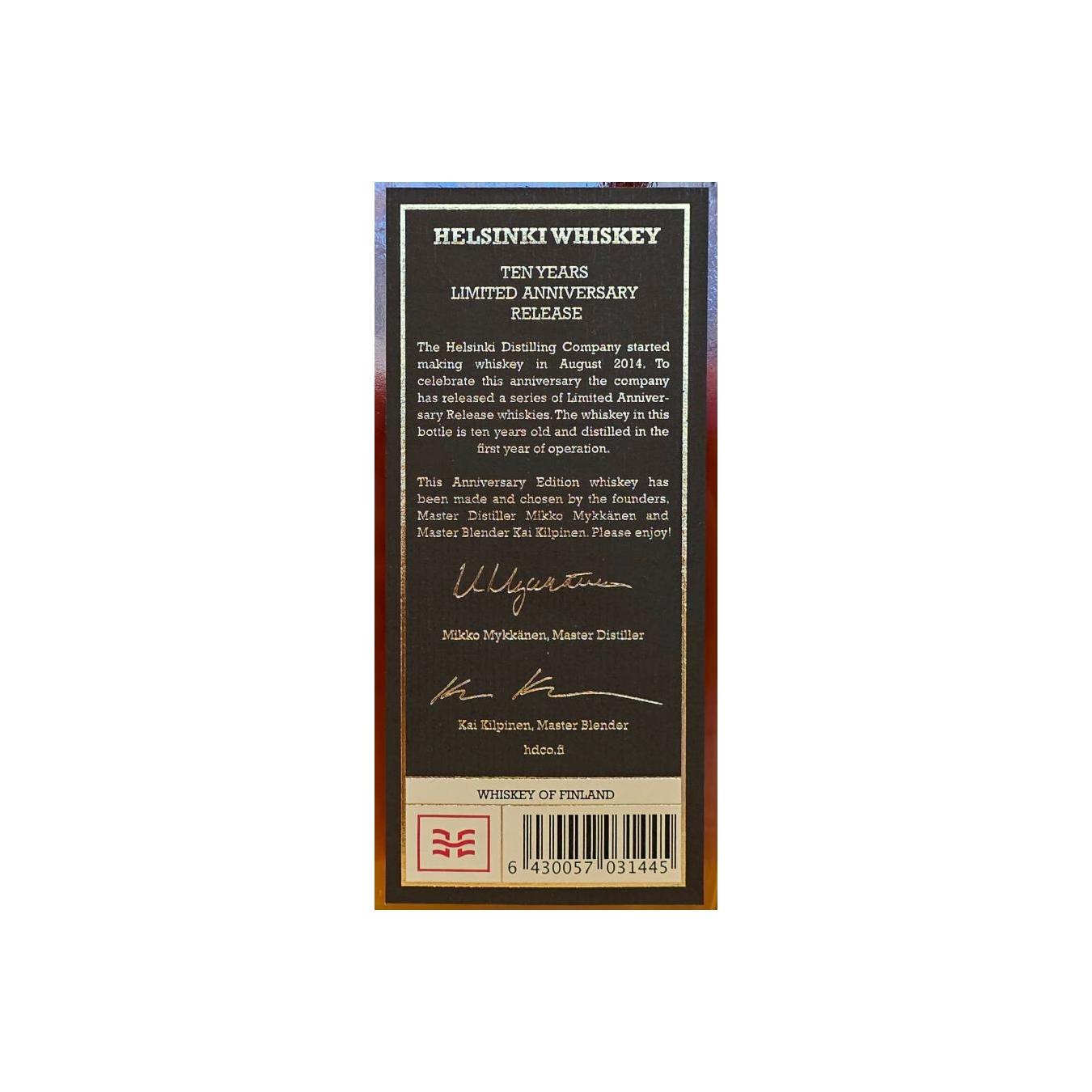 Helsinki Whiskey 10-year-old 3