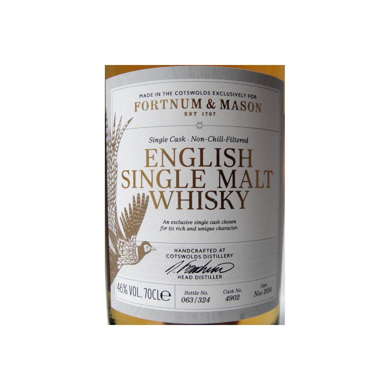 Fortnum &amp; Mason English Single Malt Whisky 2