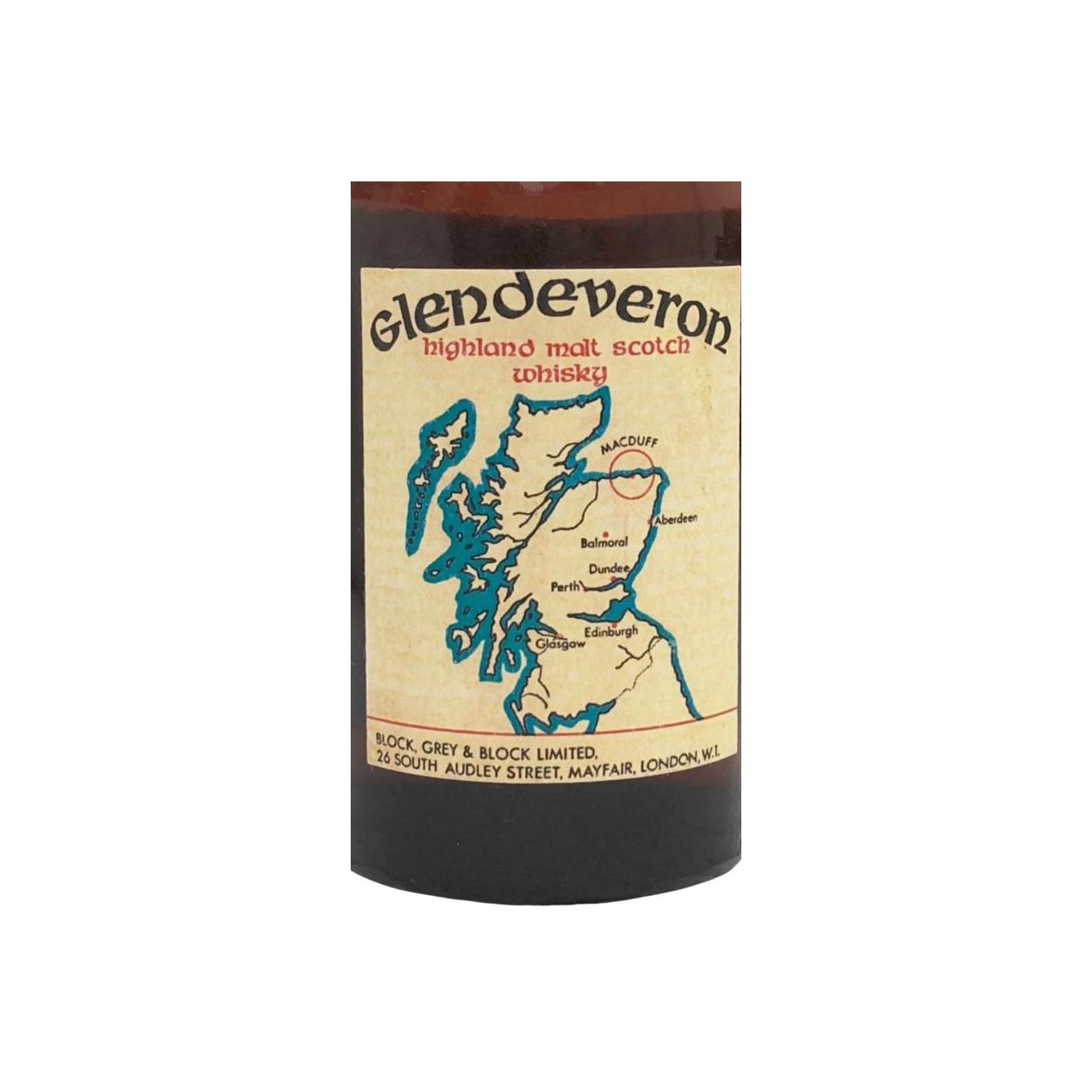 Glen Deveron Unblended  malt scotch whisky 2