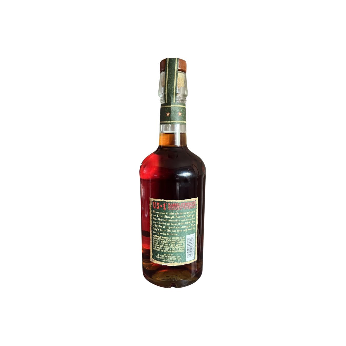 Michter's US*1 Barrel Strength Rye Whiskey 2