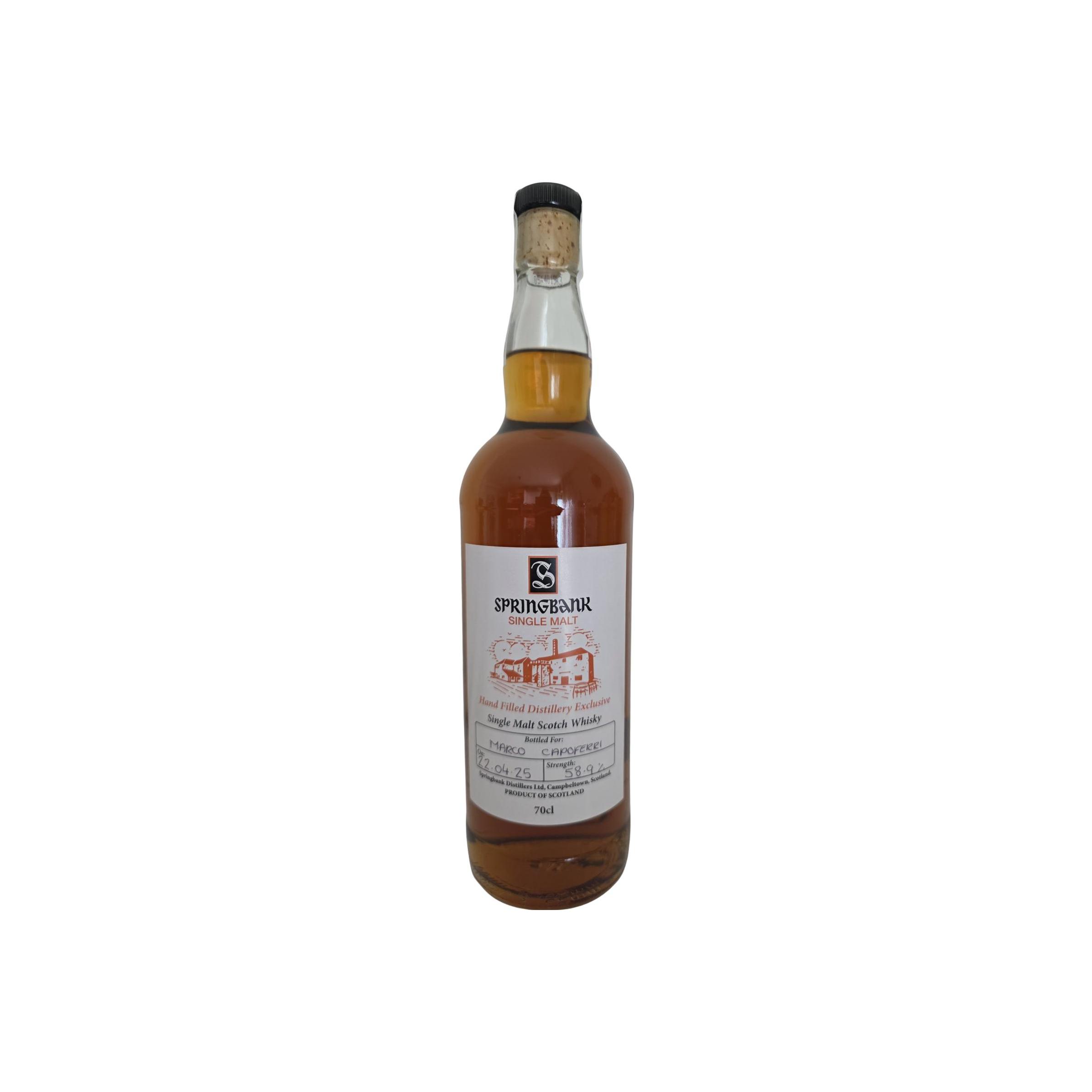 Springbank Hand Filled Distllery Exclusive