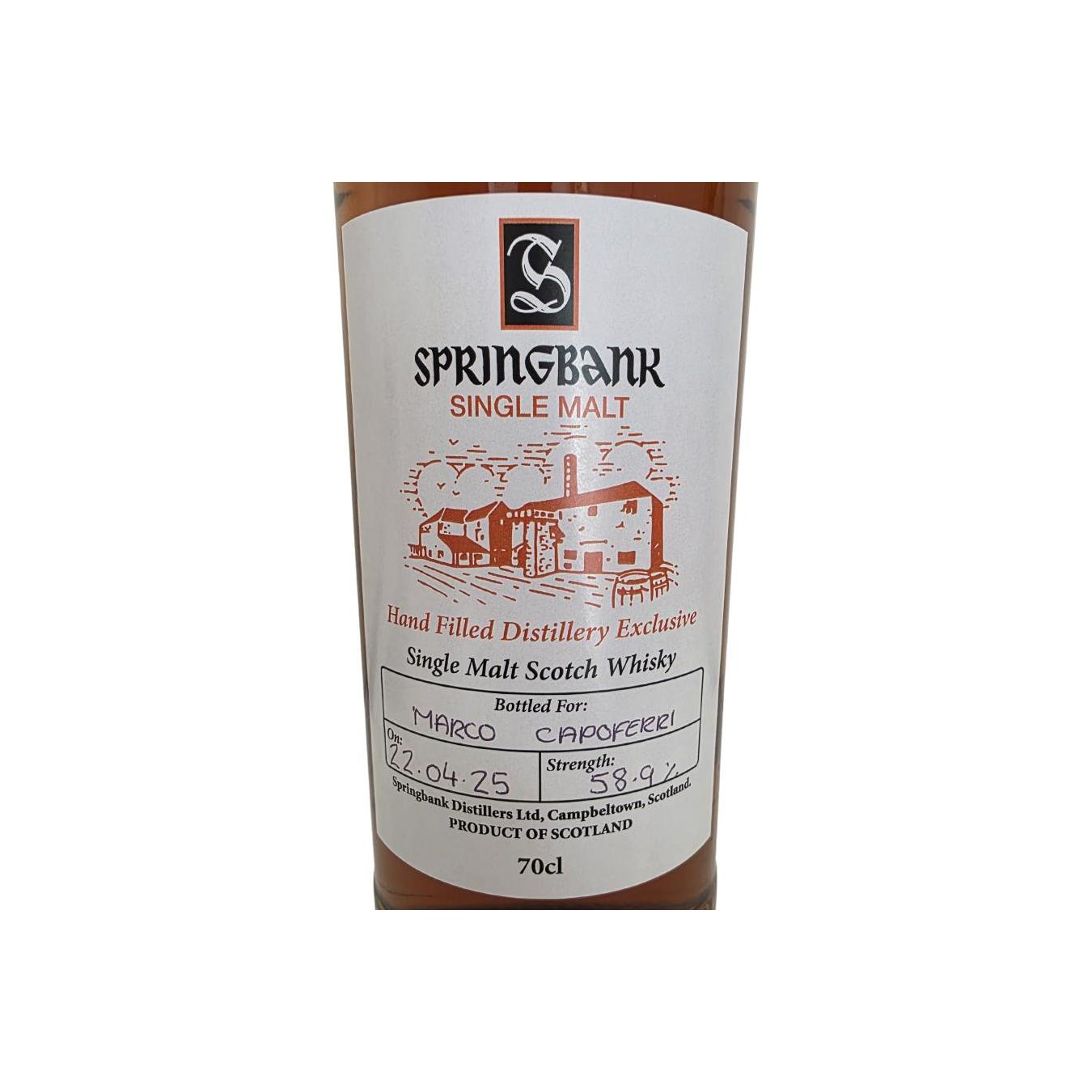 Springbank Hand Filled Distllery Exclusive 2