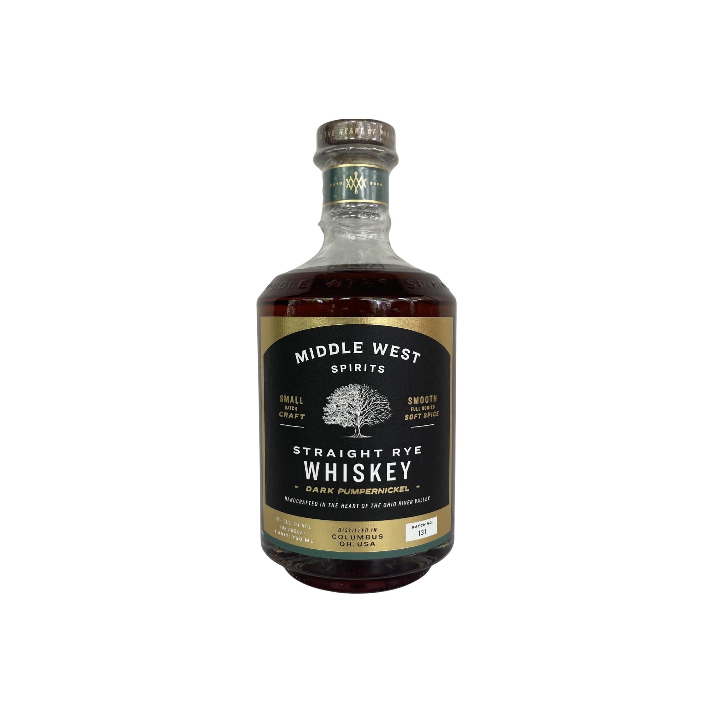 Middle West Spirits Straight Rye Whiskey