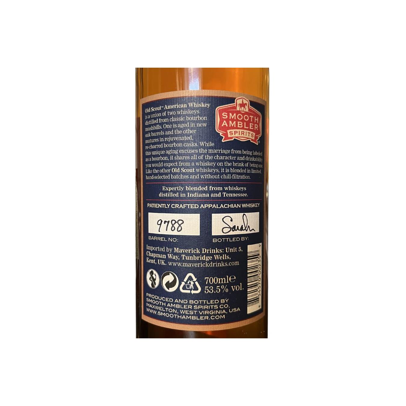 Smooth Ambler Old Scout American Whiskey 2