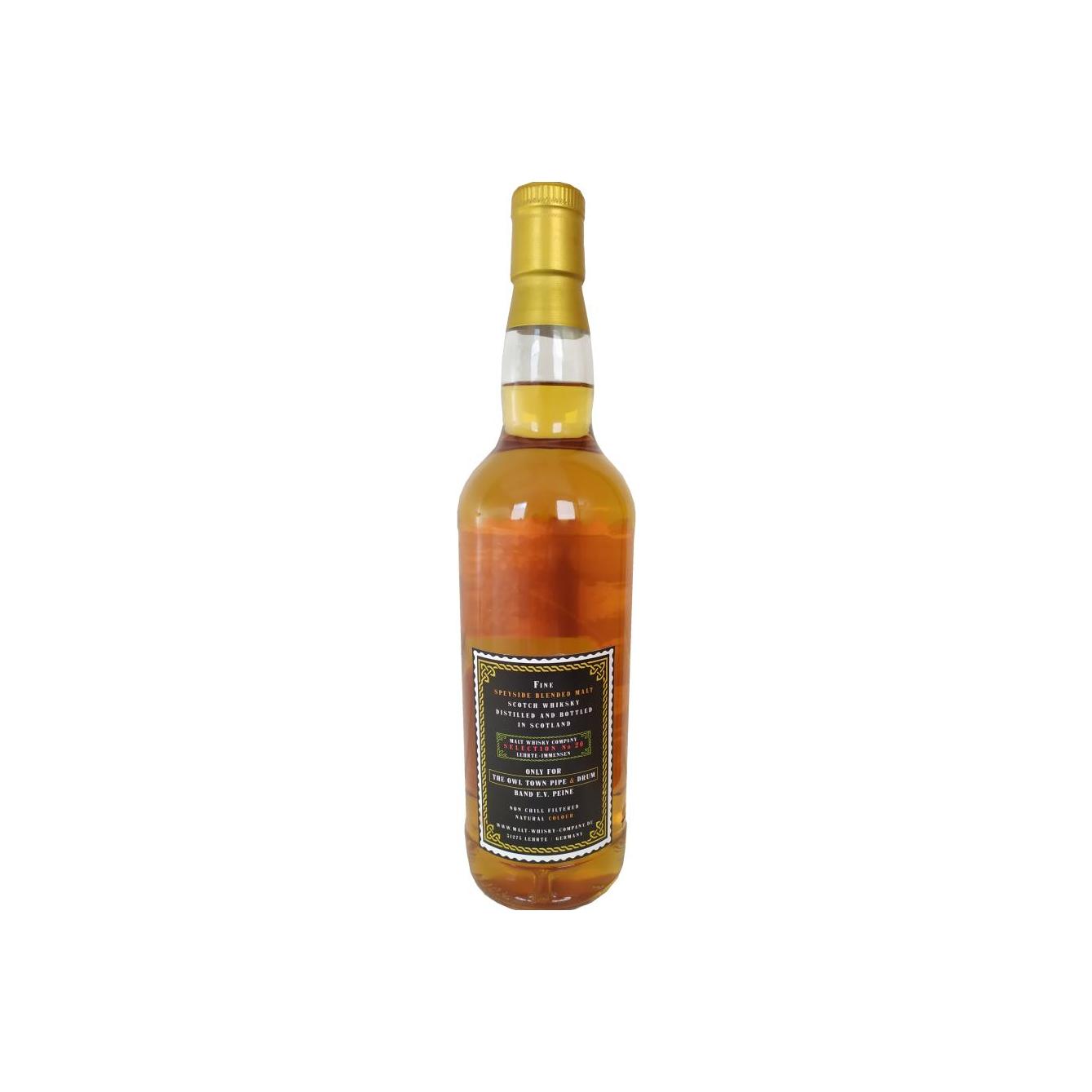 Speyside Blended Malt Owl Town Pipe &amp; Drum 40th Anniversary 2