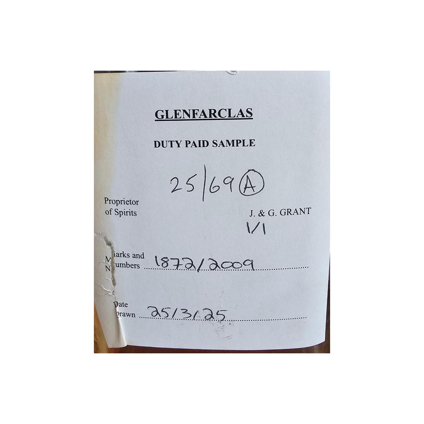 Glenfarclas 2009