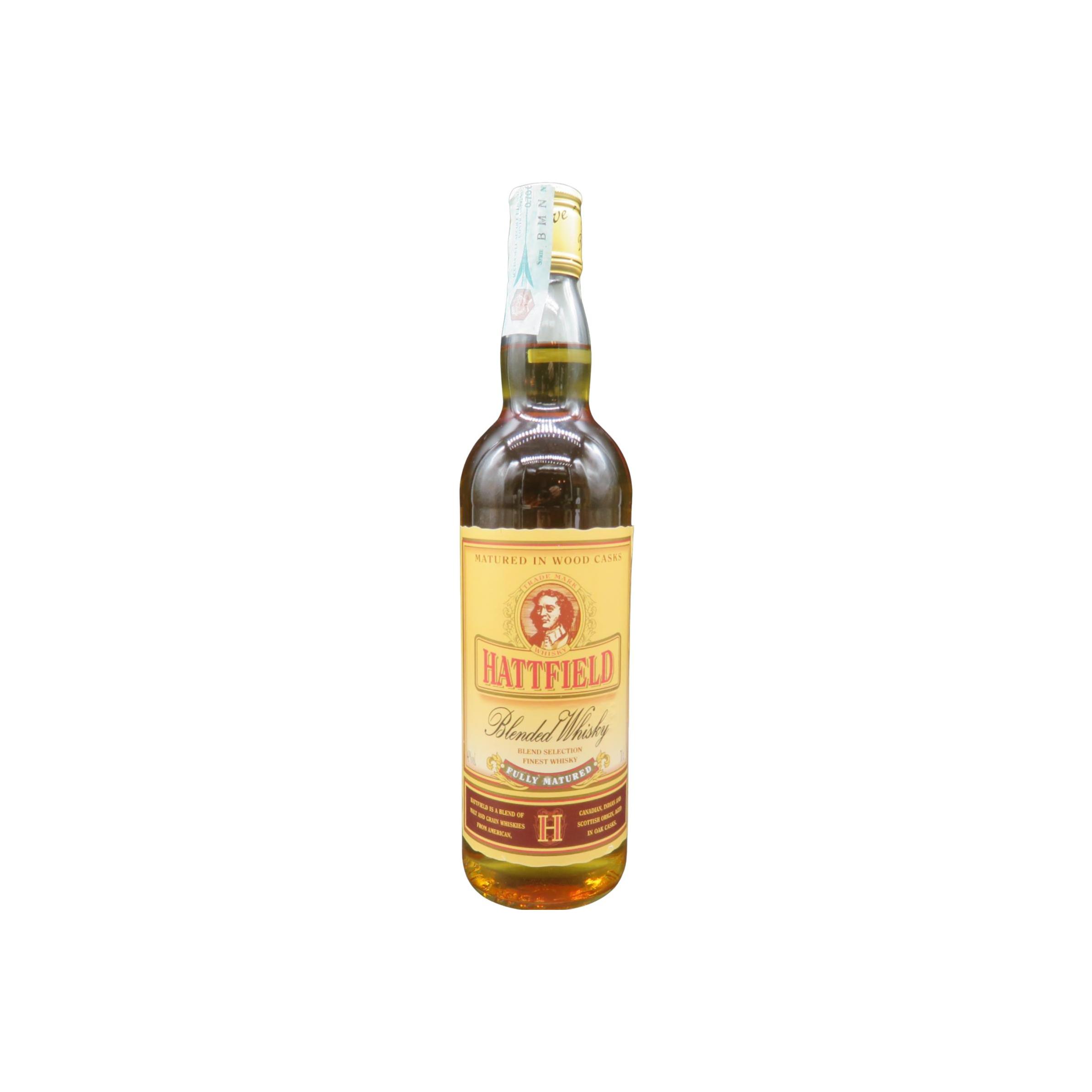 Hattfield Blended Whisky fully matured