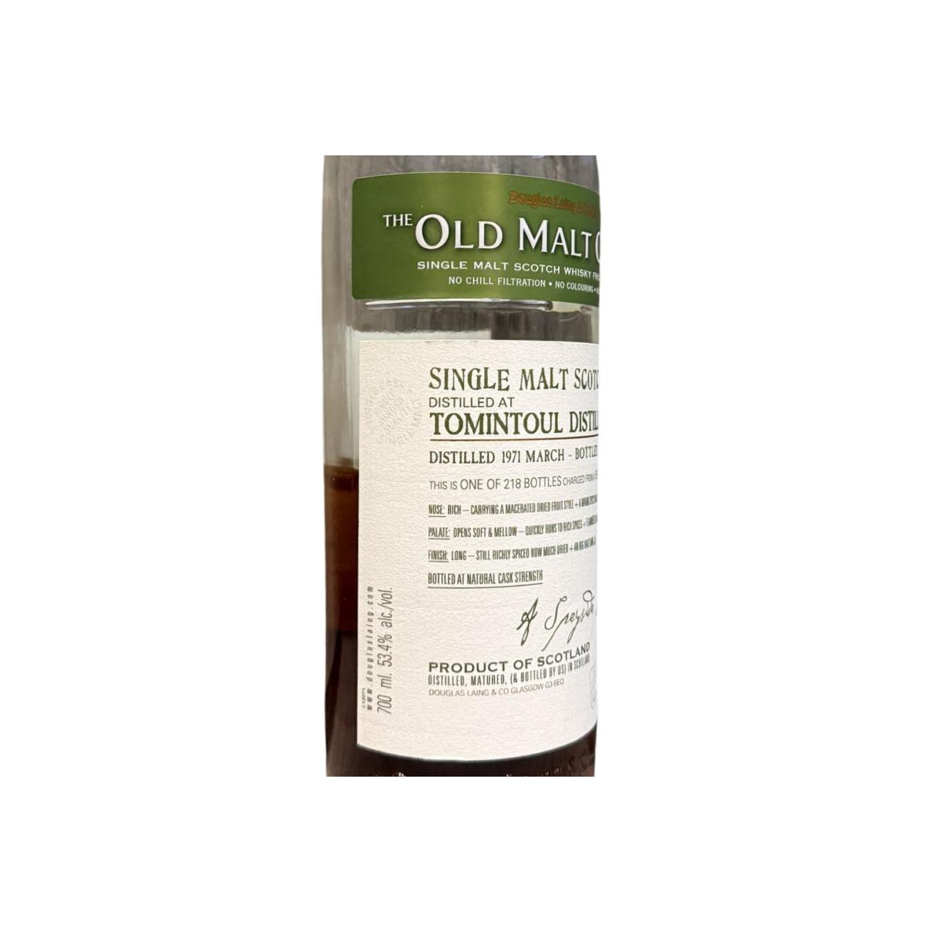 Tomintoul 1971 DL 2
