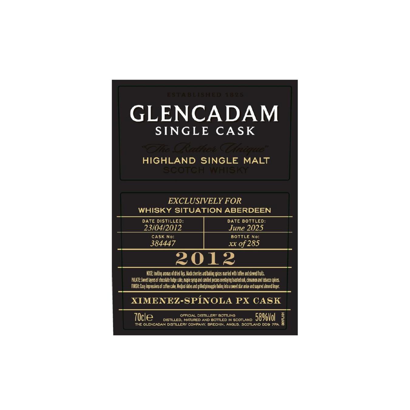 Glencadam 2012