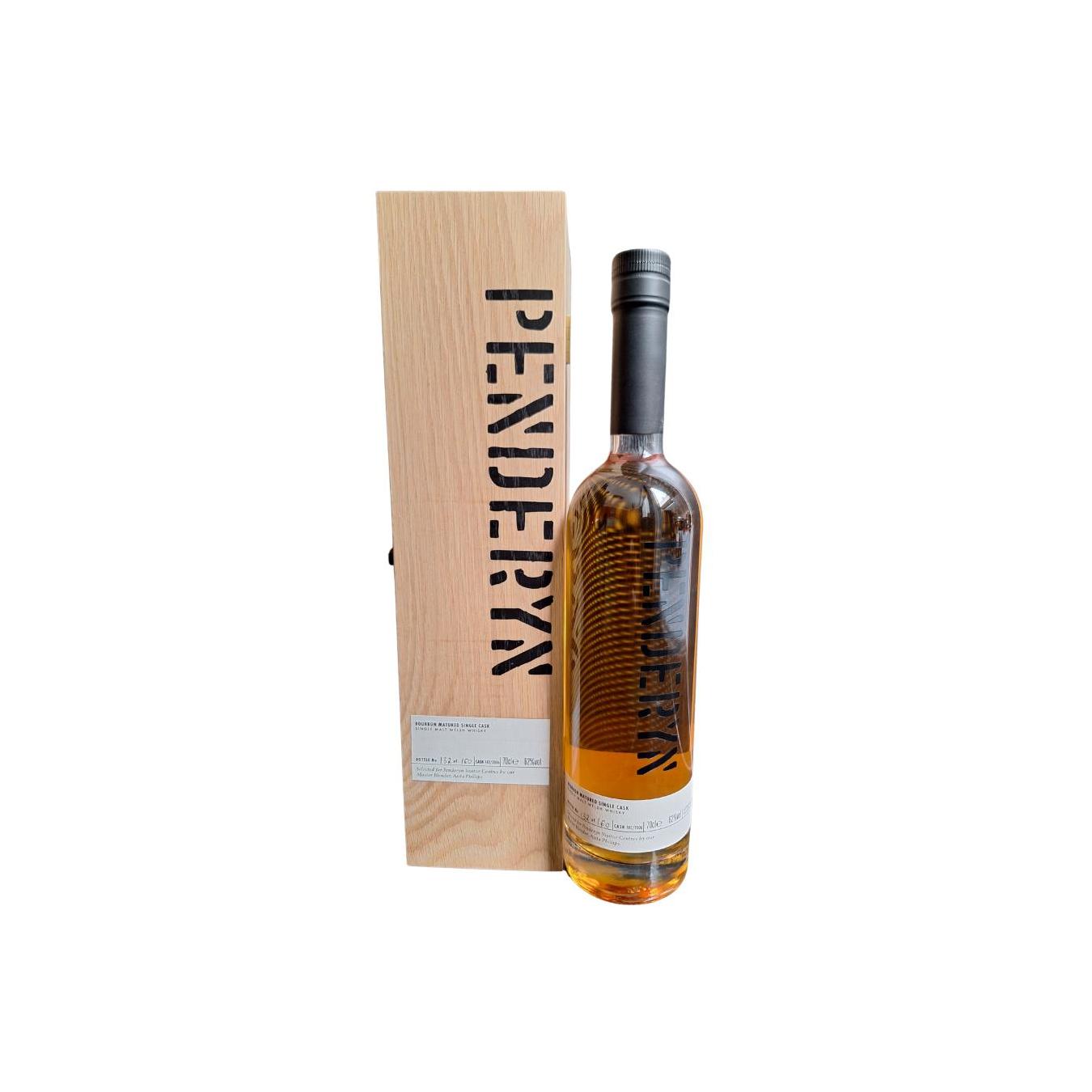 Penderyn Bourbon matured single cask