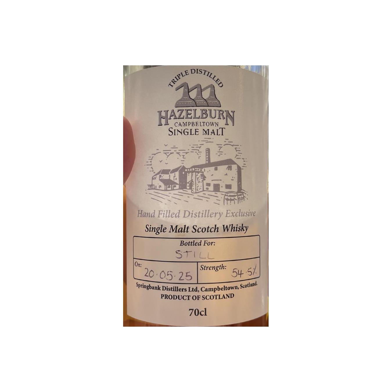 Hazelburn Hand Filled Distillery Exclusive