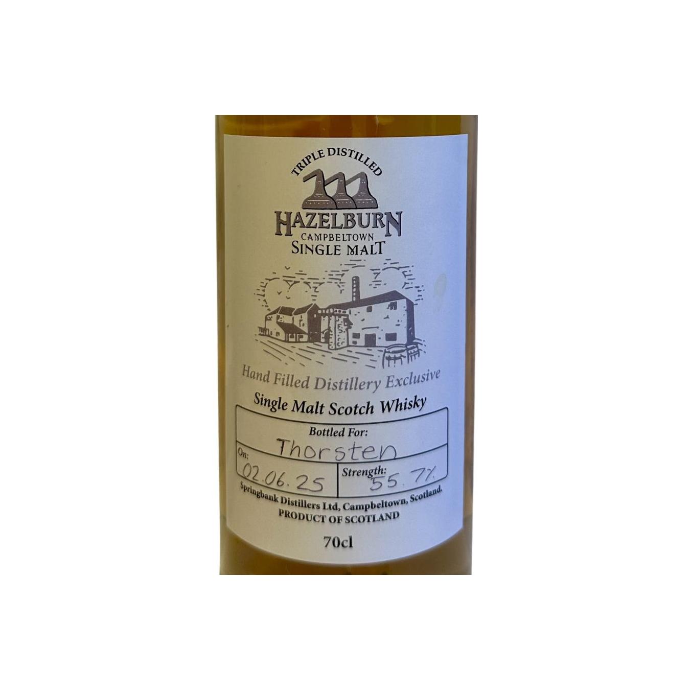 Hazelburn Hand Filled Distillery Exclusive