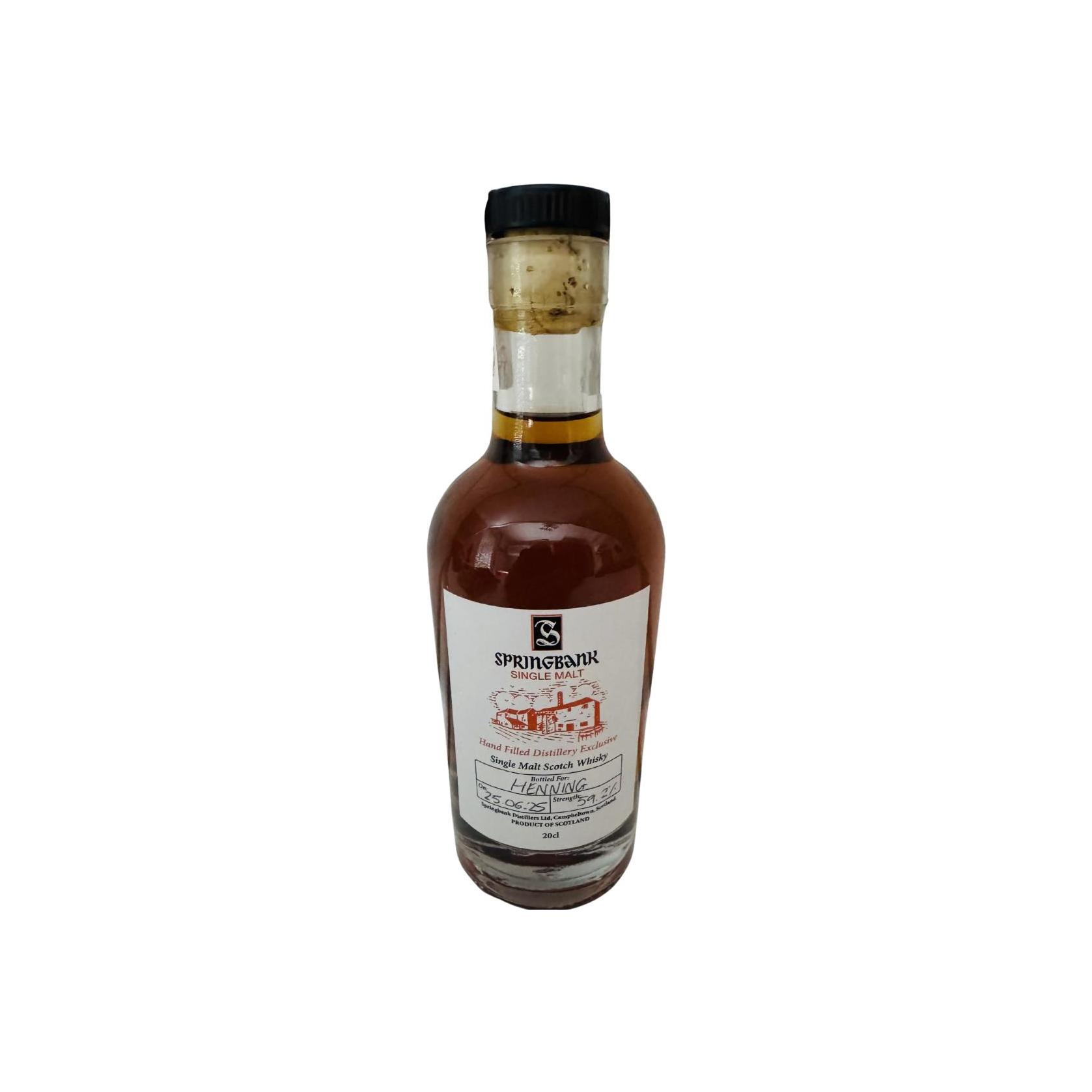 Springbank Hand Filled Distillery Exclusive