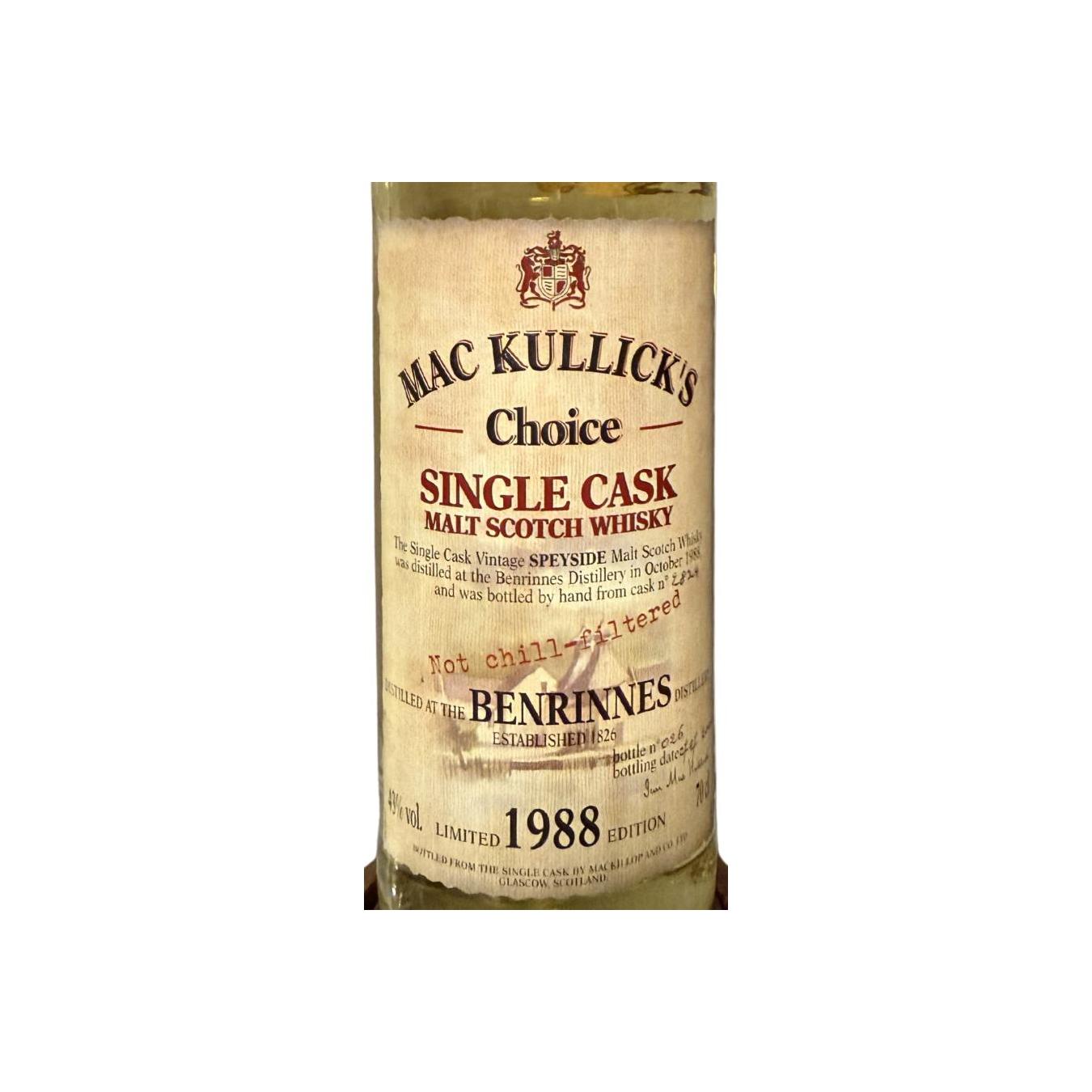 Benrinnes 1988 McC
