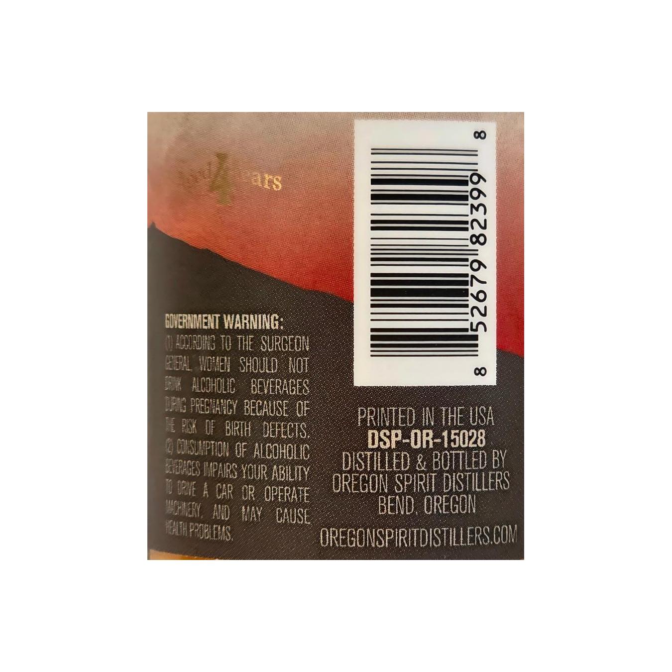 Oregon Spirit Straight American Bourbon Whiskey 3