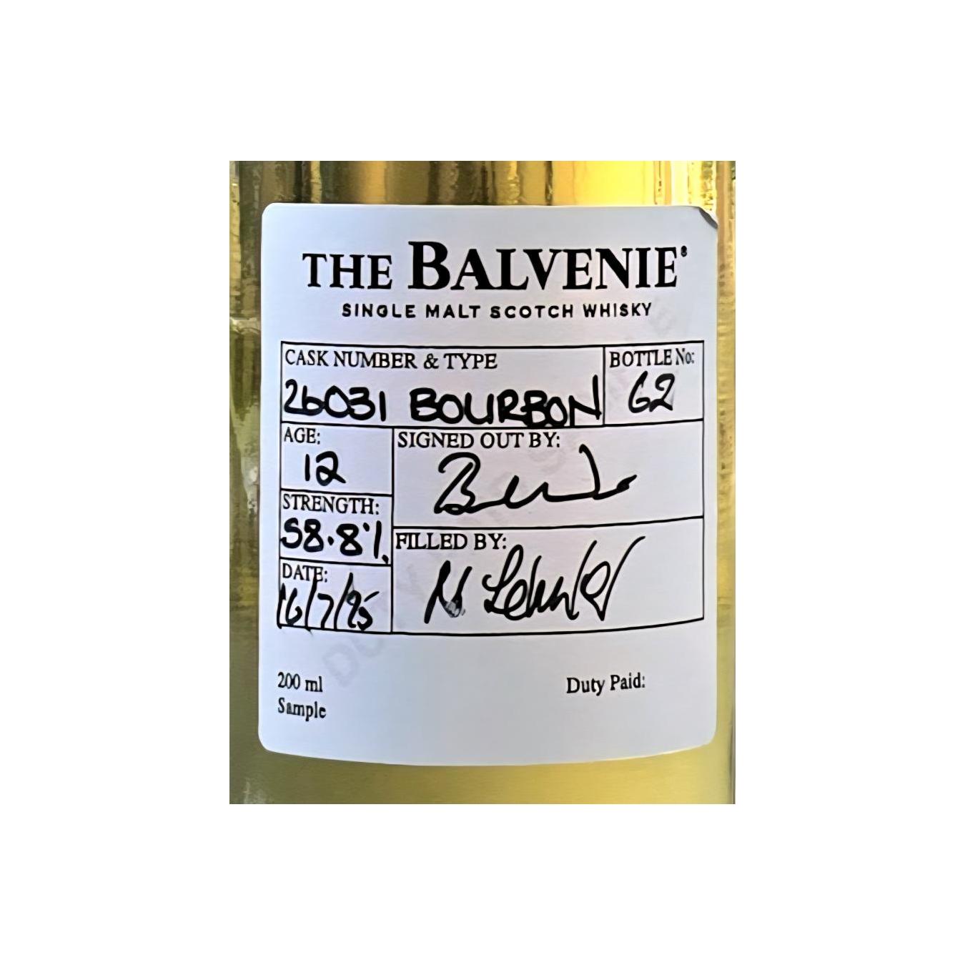Balvenie 2013