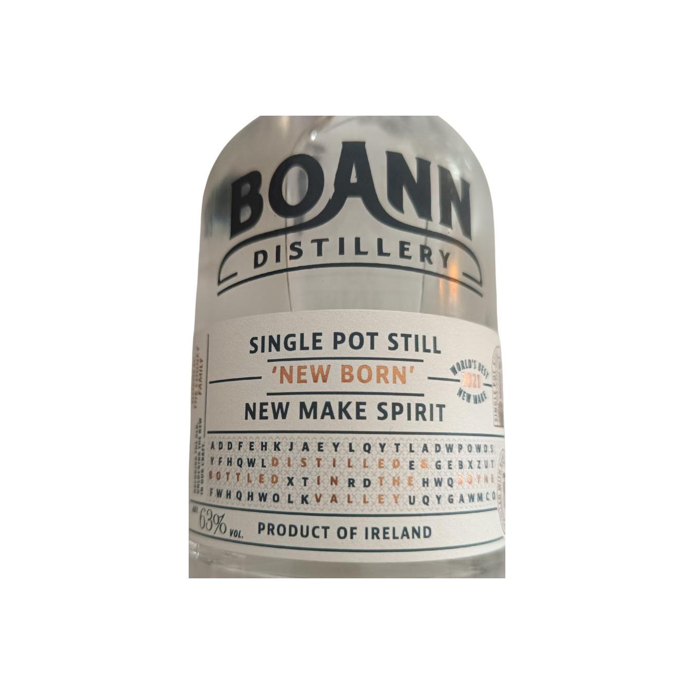 Boann Distillery Single Pot Still New Make Sprit