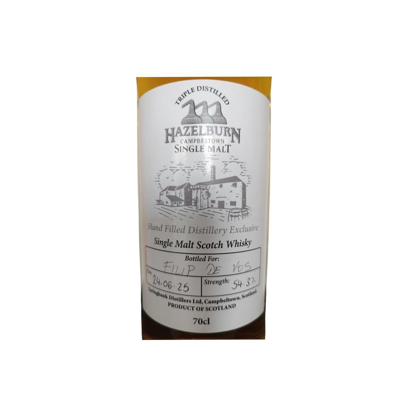 Hazelburn Hand Filled Distillery Exclusive 2